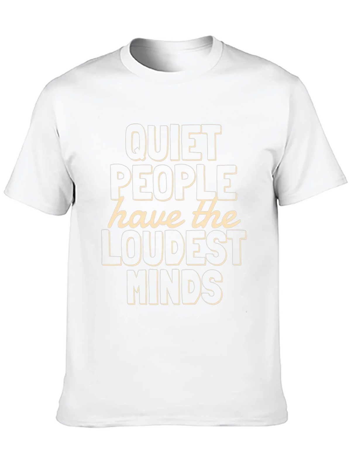 Quiet People Loudest Minds Graphic Tee - Black product image 9