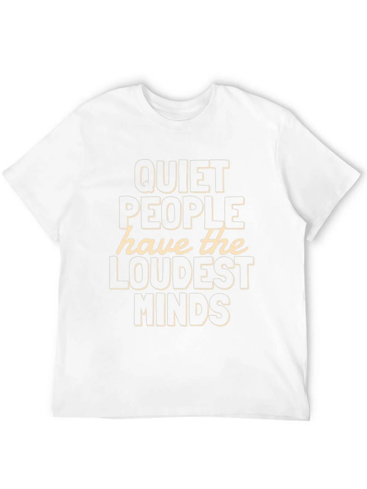 Quiet People Loudest Minds Graphic Tee - Black product image 11