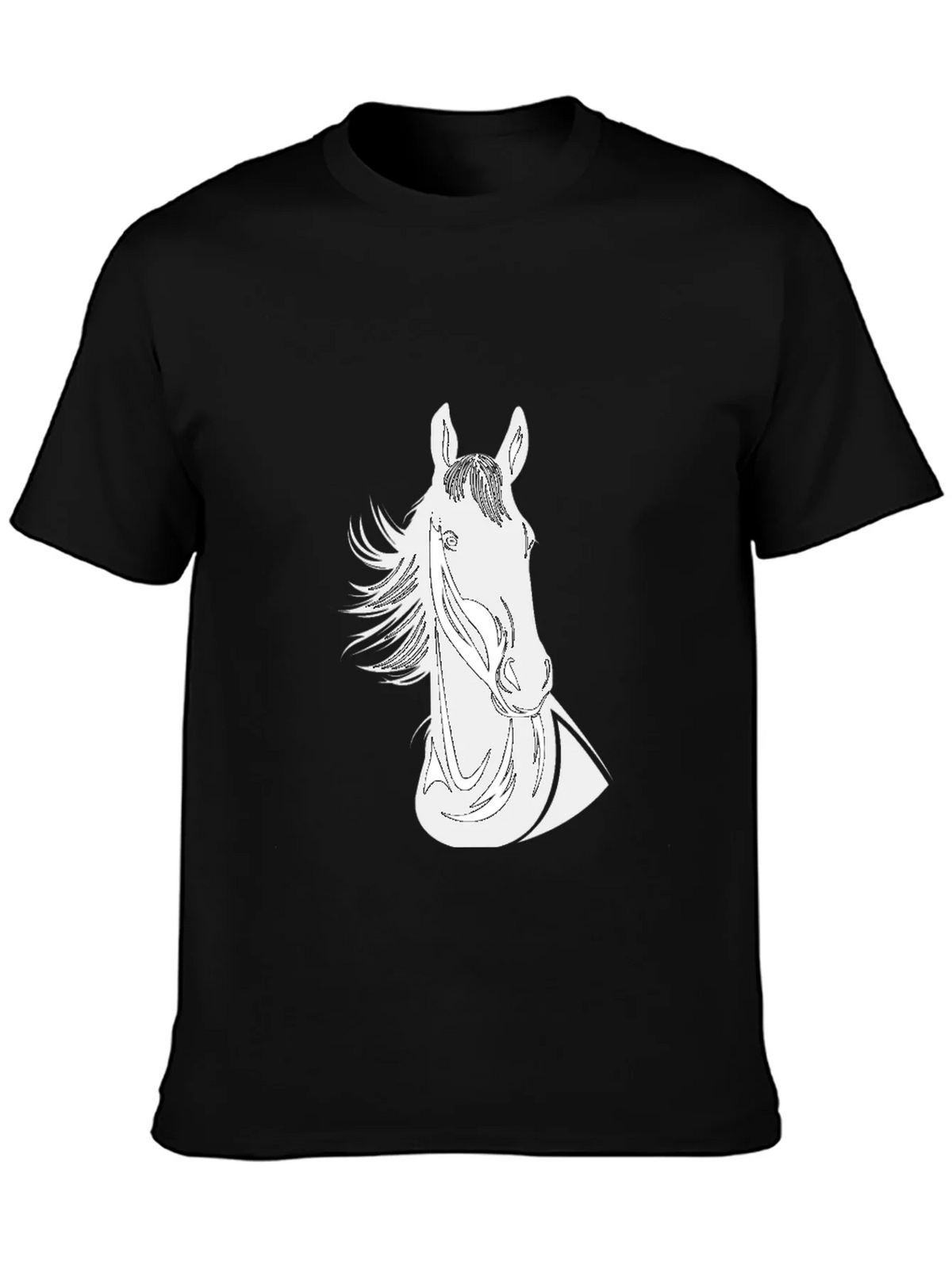 Black Horse Graphic Tee - Stylish and Unique! product image 3
