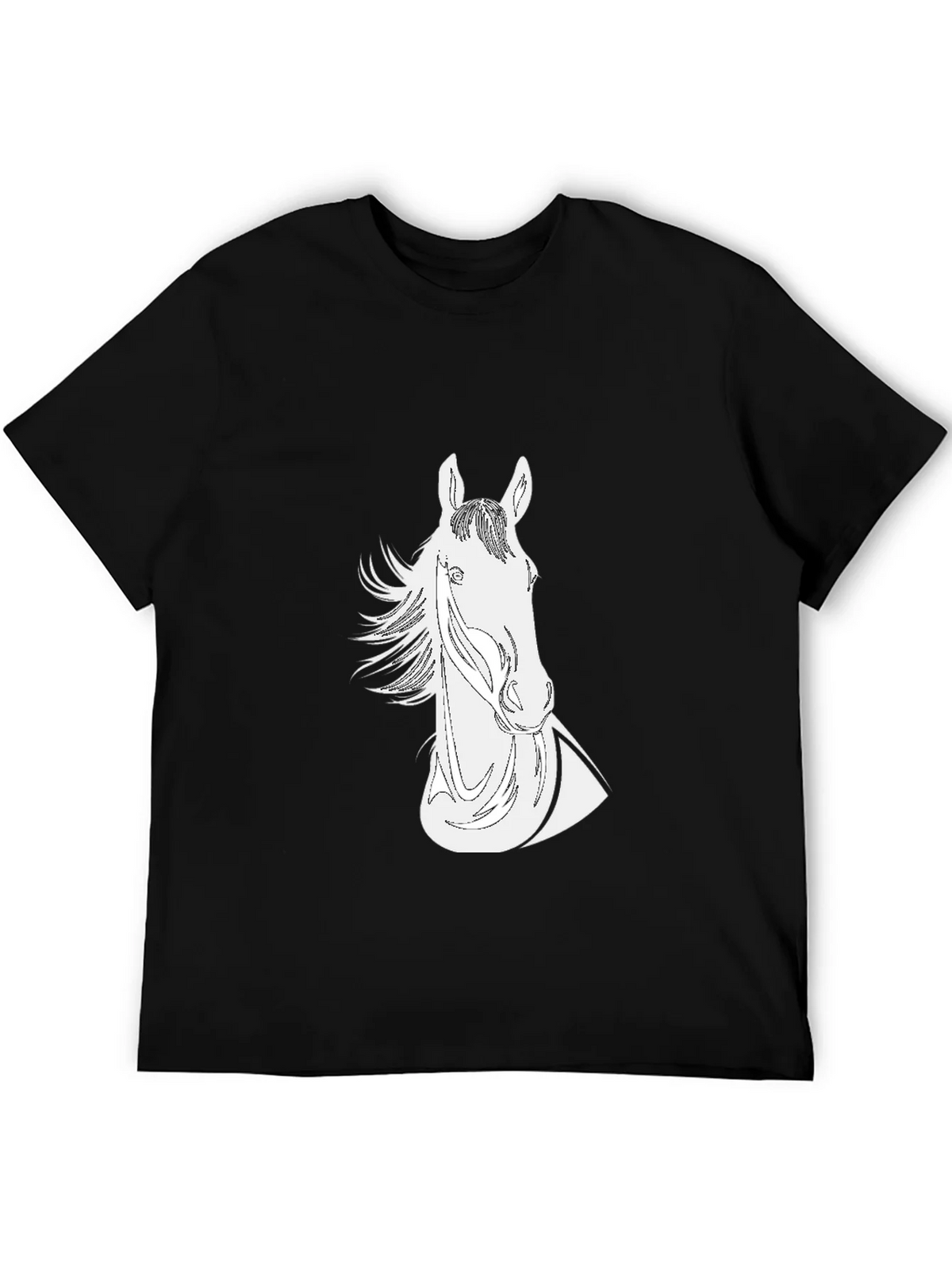 Black Horse Graphic Tee - Stylish and Unique! product image 5