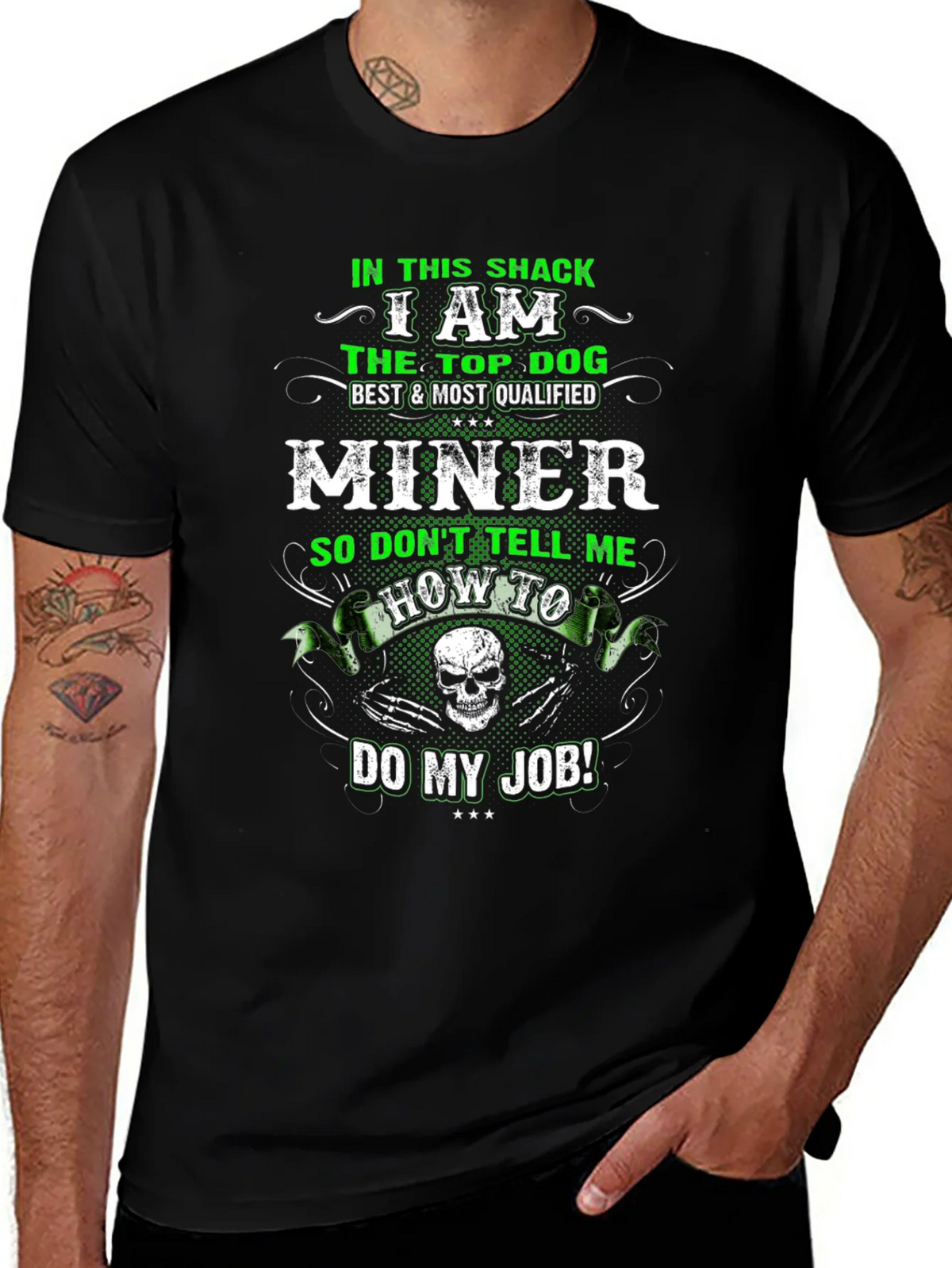 Miner T-Shirt: Top Dog Best Qualified product image 1