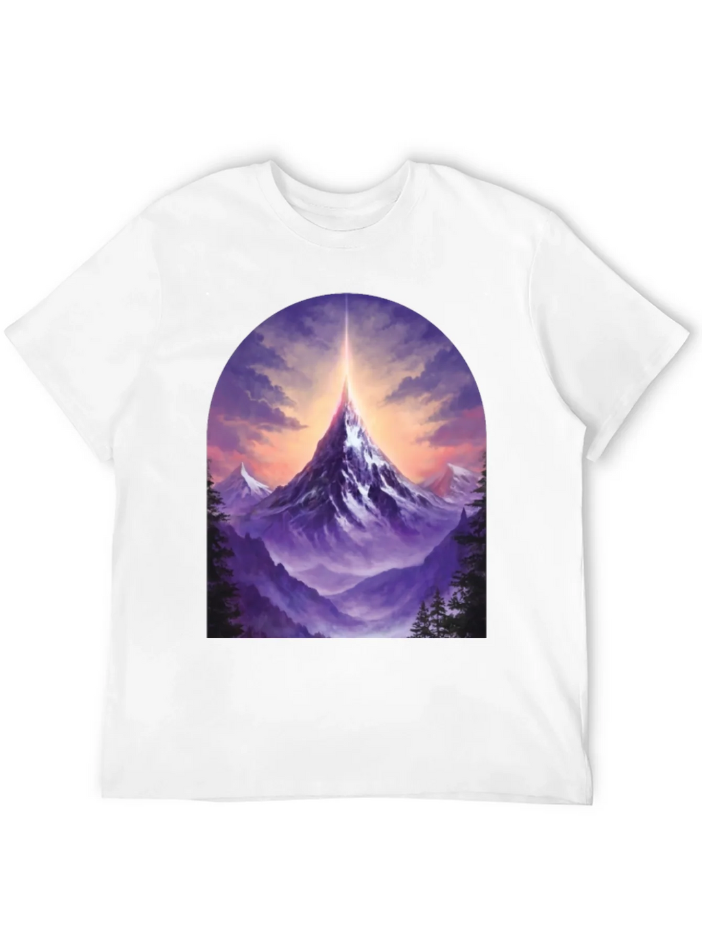 Mountain Peak Graphic Tee - Black product image 11