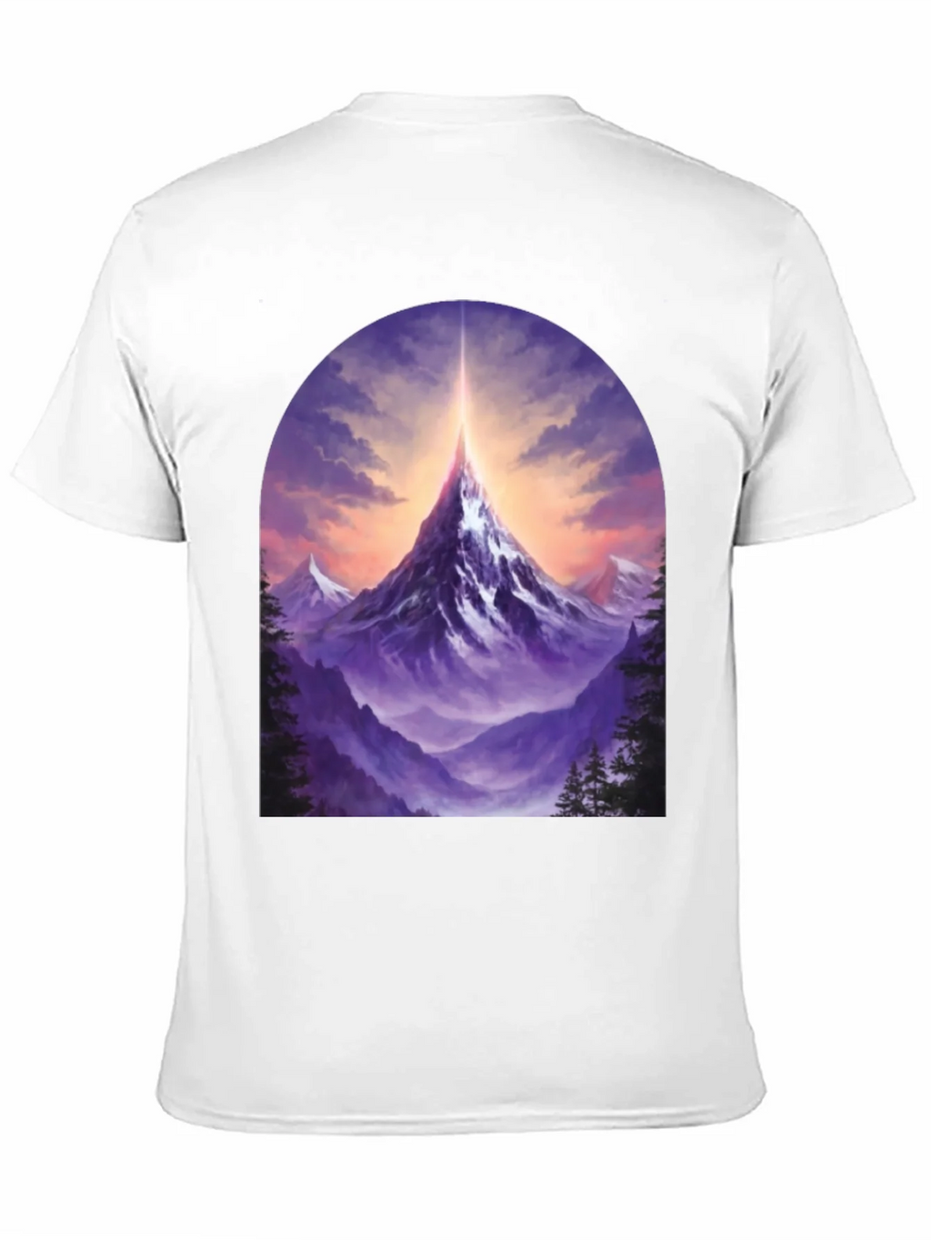 Mountain Peak Graphic Tee - Black product image 10