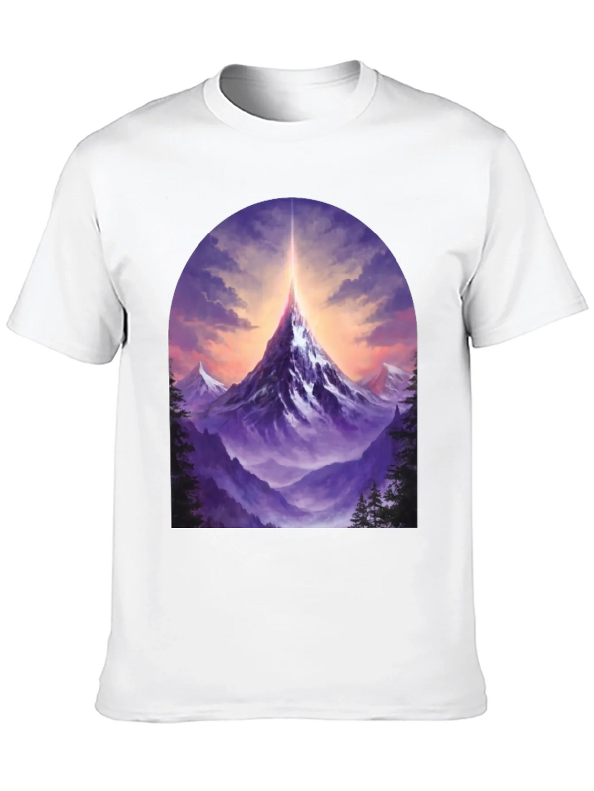 Mountain Peak Graphic Tee - Black product image 9