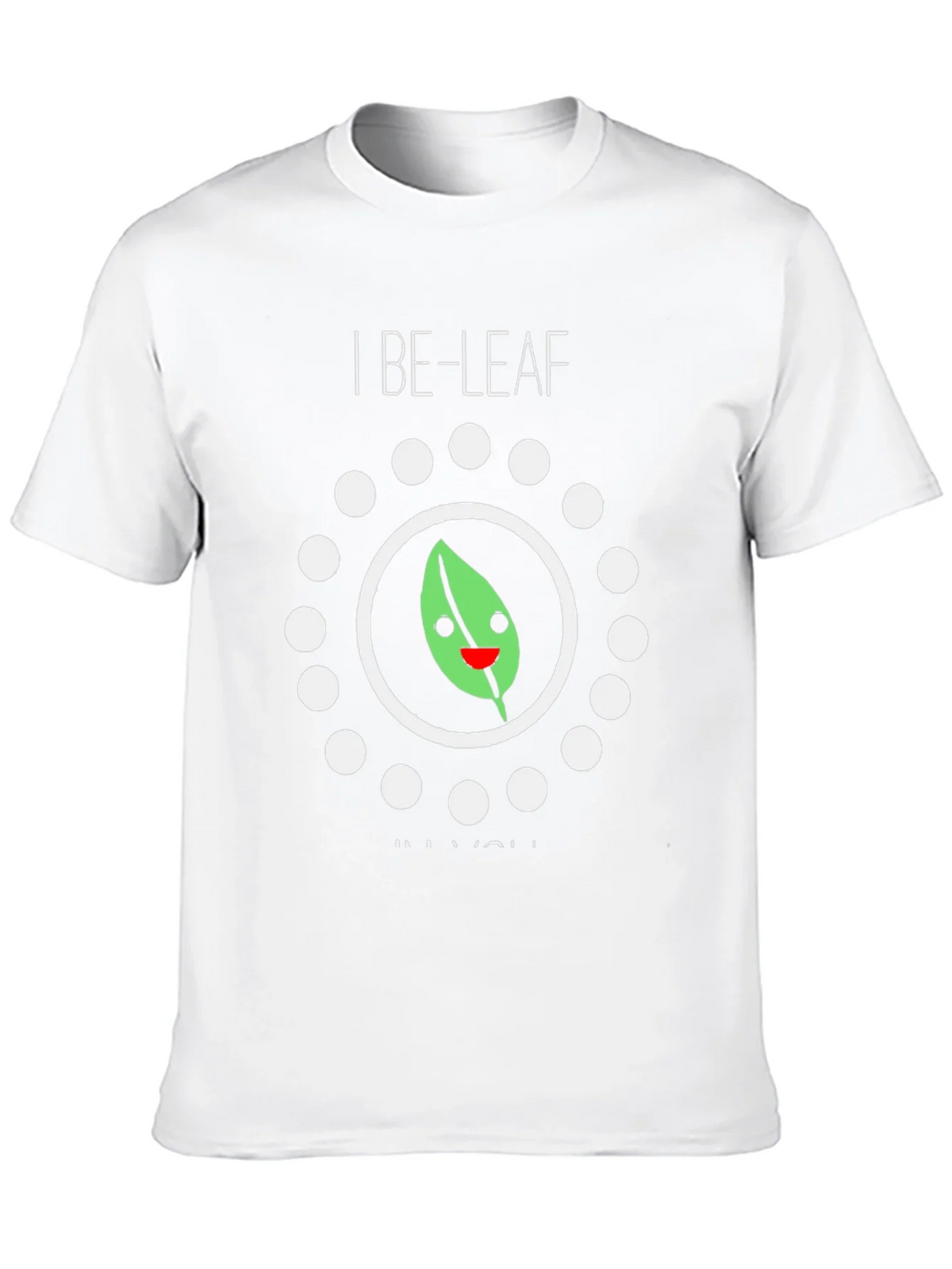 I Be-Leaf In You Graphic Tee - Black Cotton T-Shirt product image 9