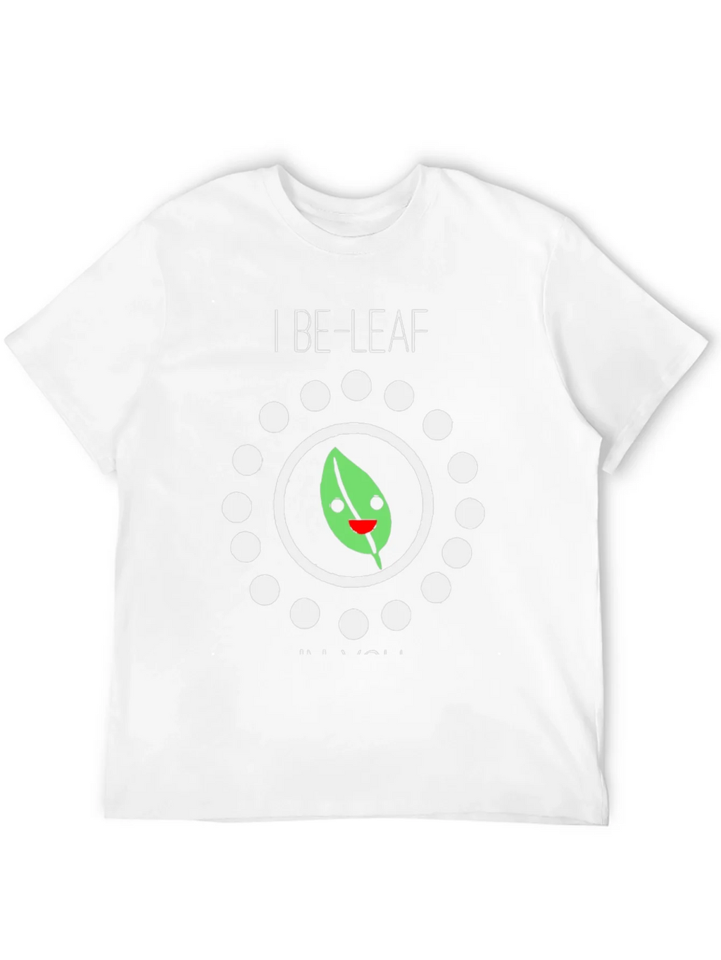 I Be-Leaf In You Graphic Tee - Black Cotton T-Shirt product image 11