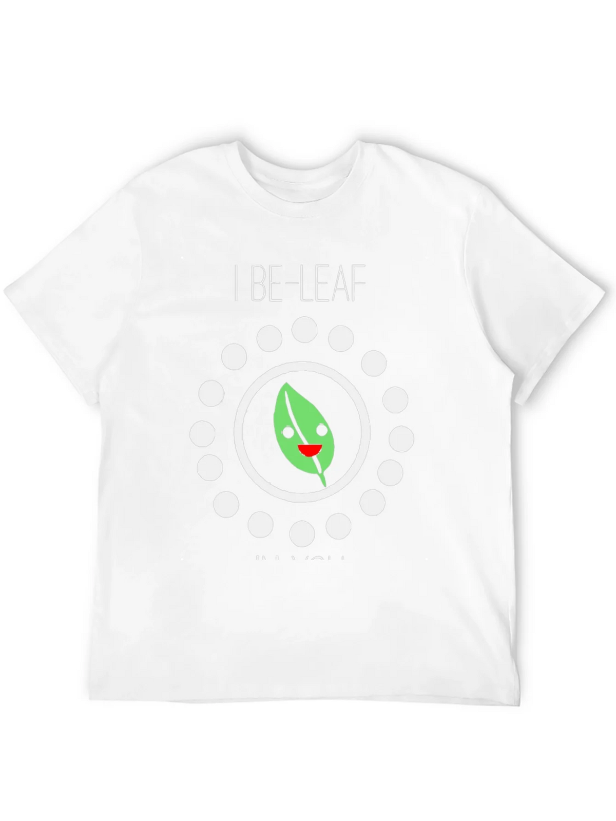 I Be-Leaf In You Graphic Tee - Black Cotton T-Shirt product image 11