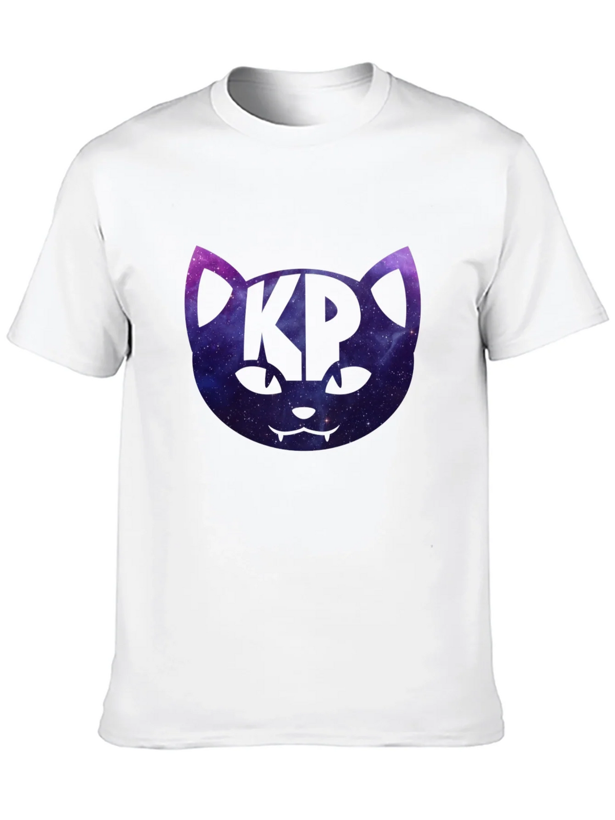 Cosmic Cat KP Black T-Shirt - Galaxy Kitty Design product image 9