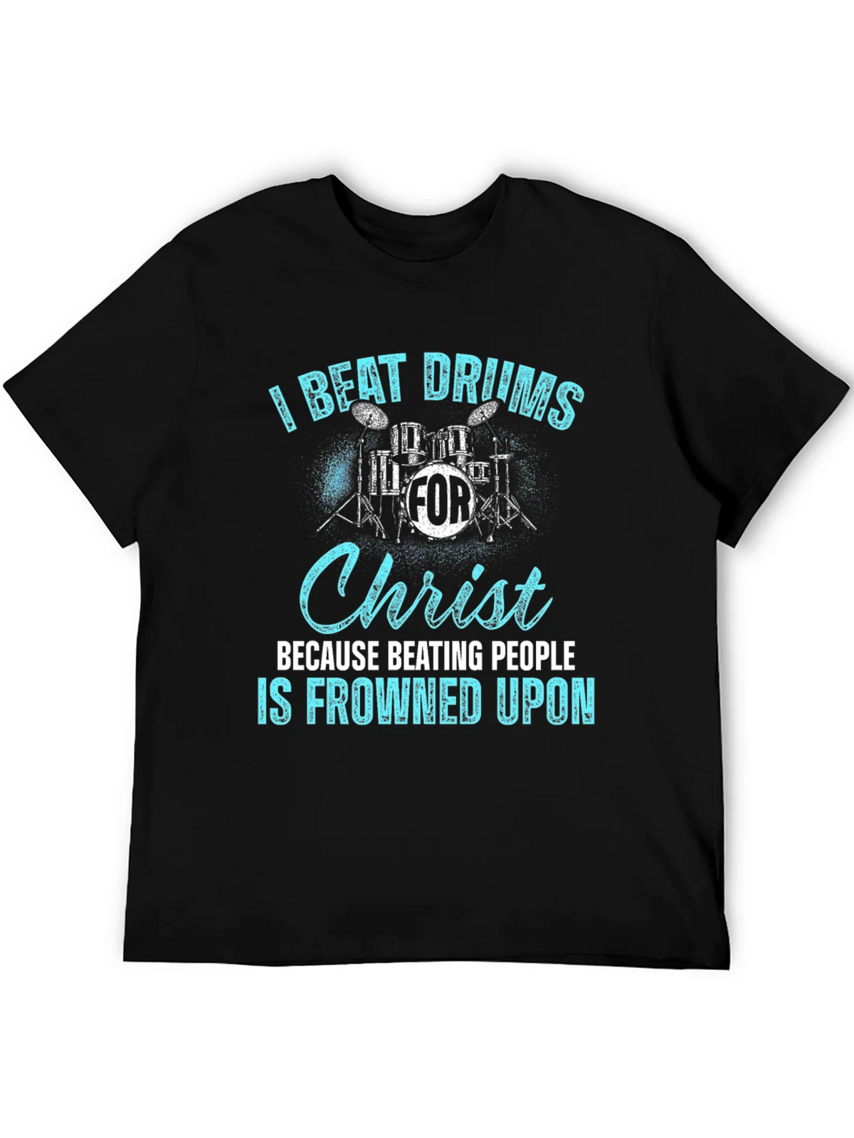 I Beat Drums For Christ T-Shirt product image 5