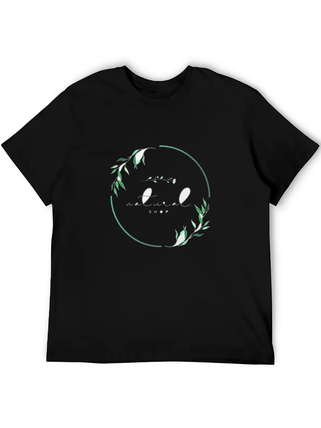 Natural Shop Graphic Tee - Black Cotton T-Shirt product image 5