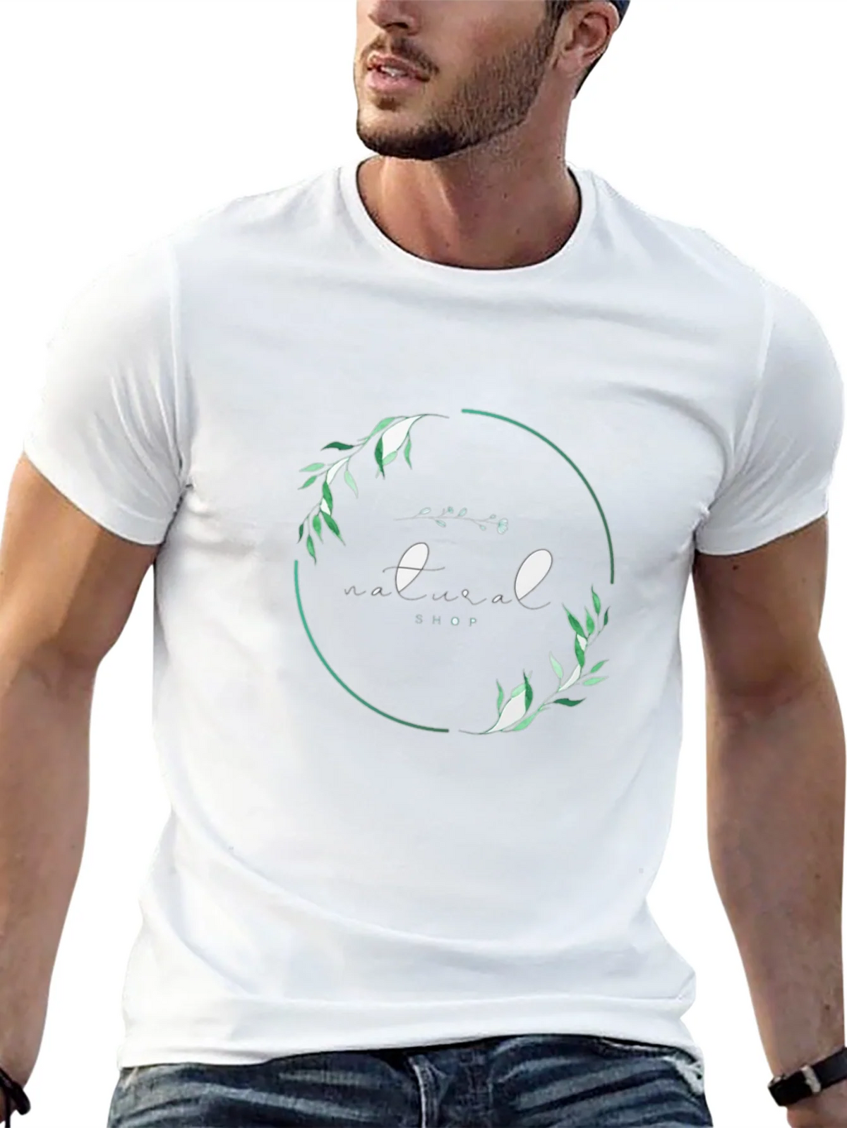 Natural Shop Graphic Tee - Black Cotton T-Shirt product image 12
