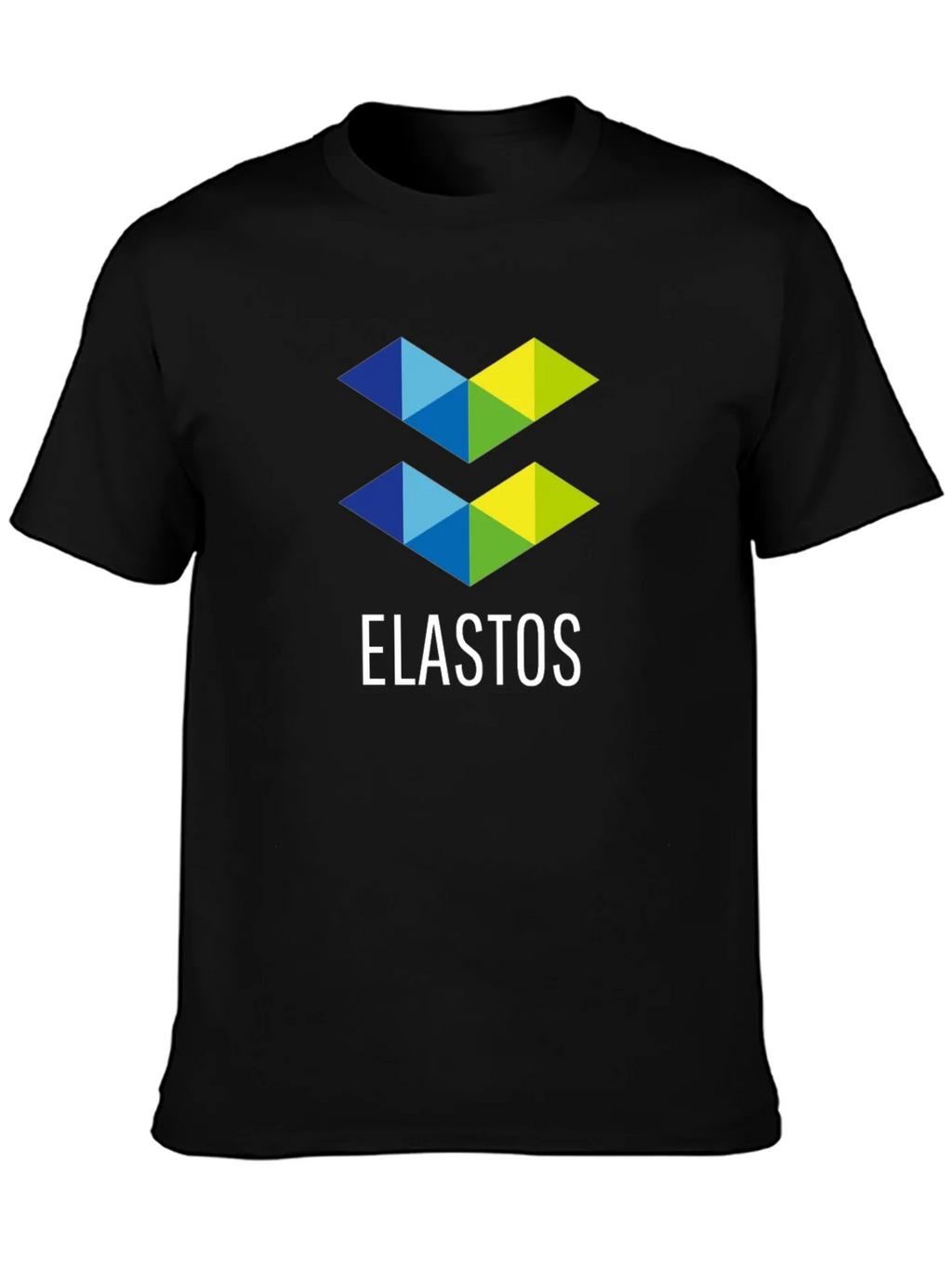 Elastos Logo Graphic T-Shirt - Black Casual Tee product image 3