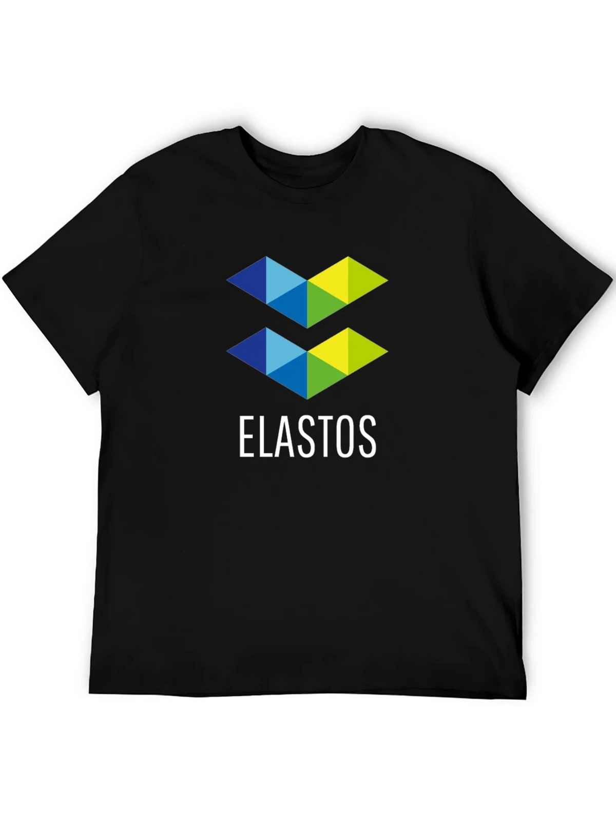 Elastos Logo Graphic T-Shirt - Black Casual Tee product image 5