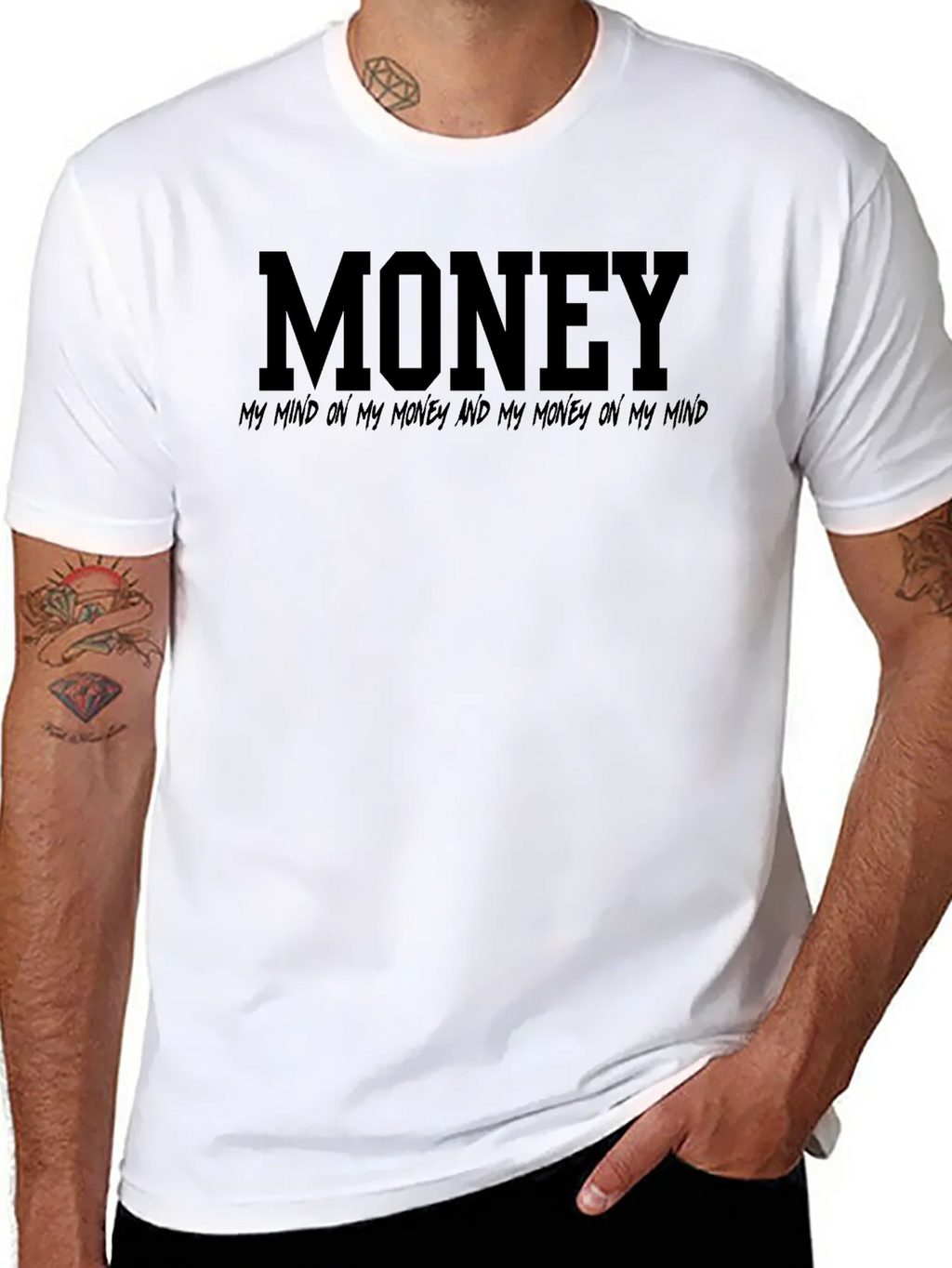 Money Mind T-Shirt - Black product image 7