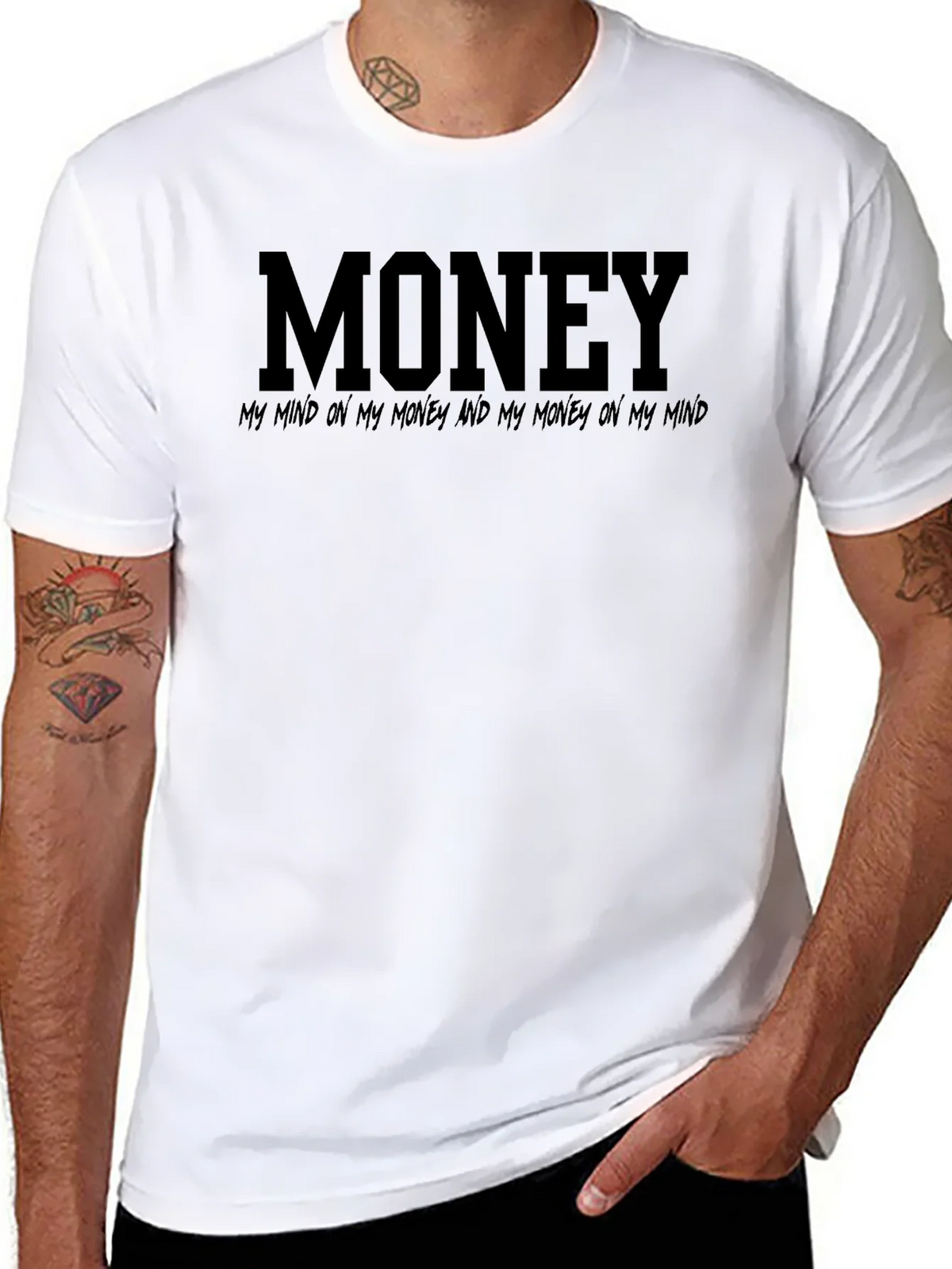 Money Mind T-Shirt - Black product image 7