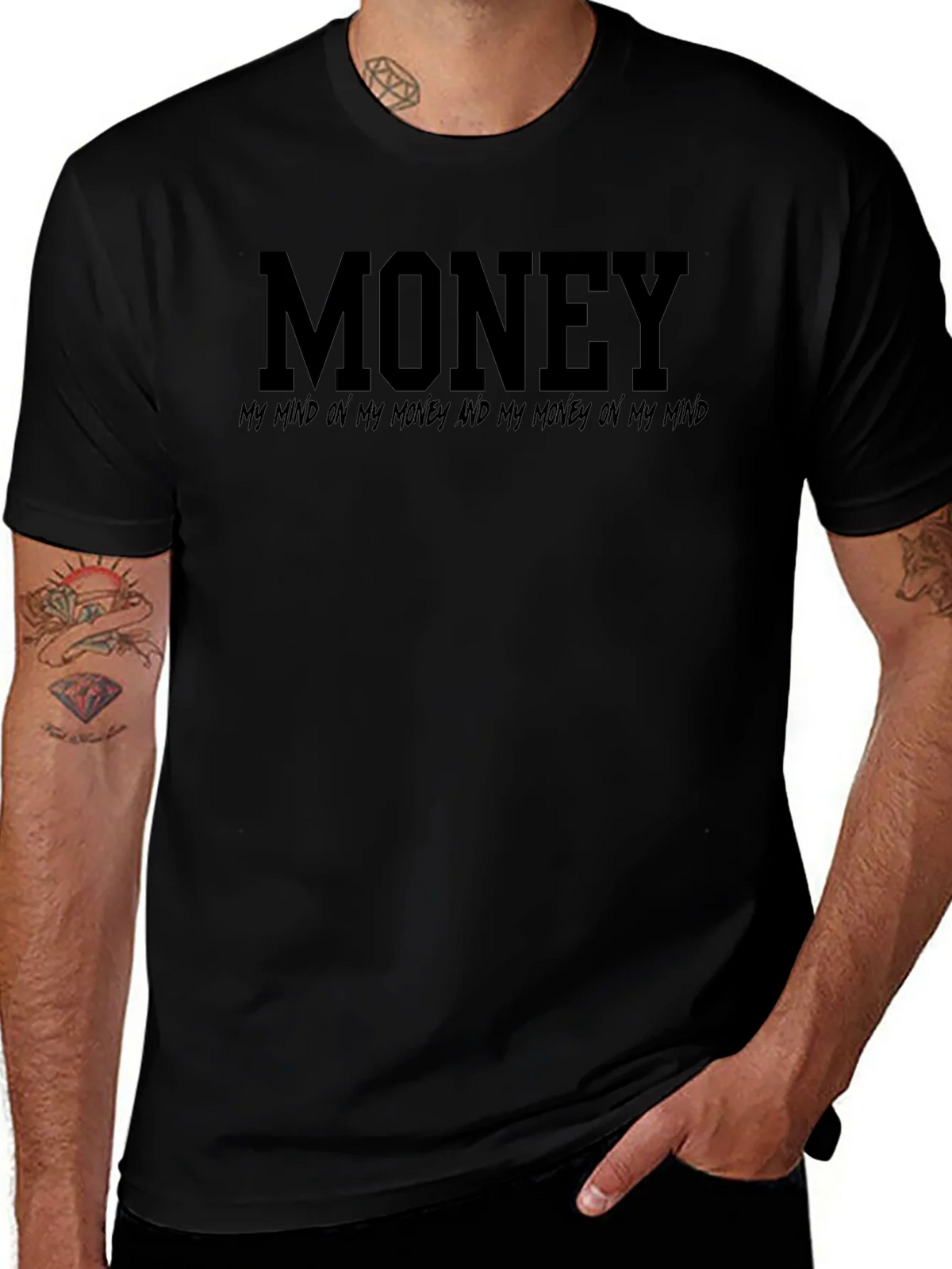 Money Mind T-Shirt - Black product image 1