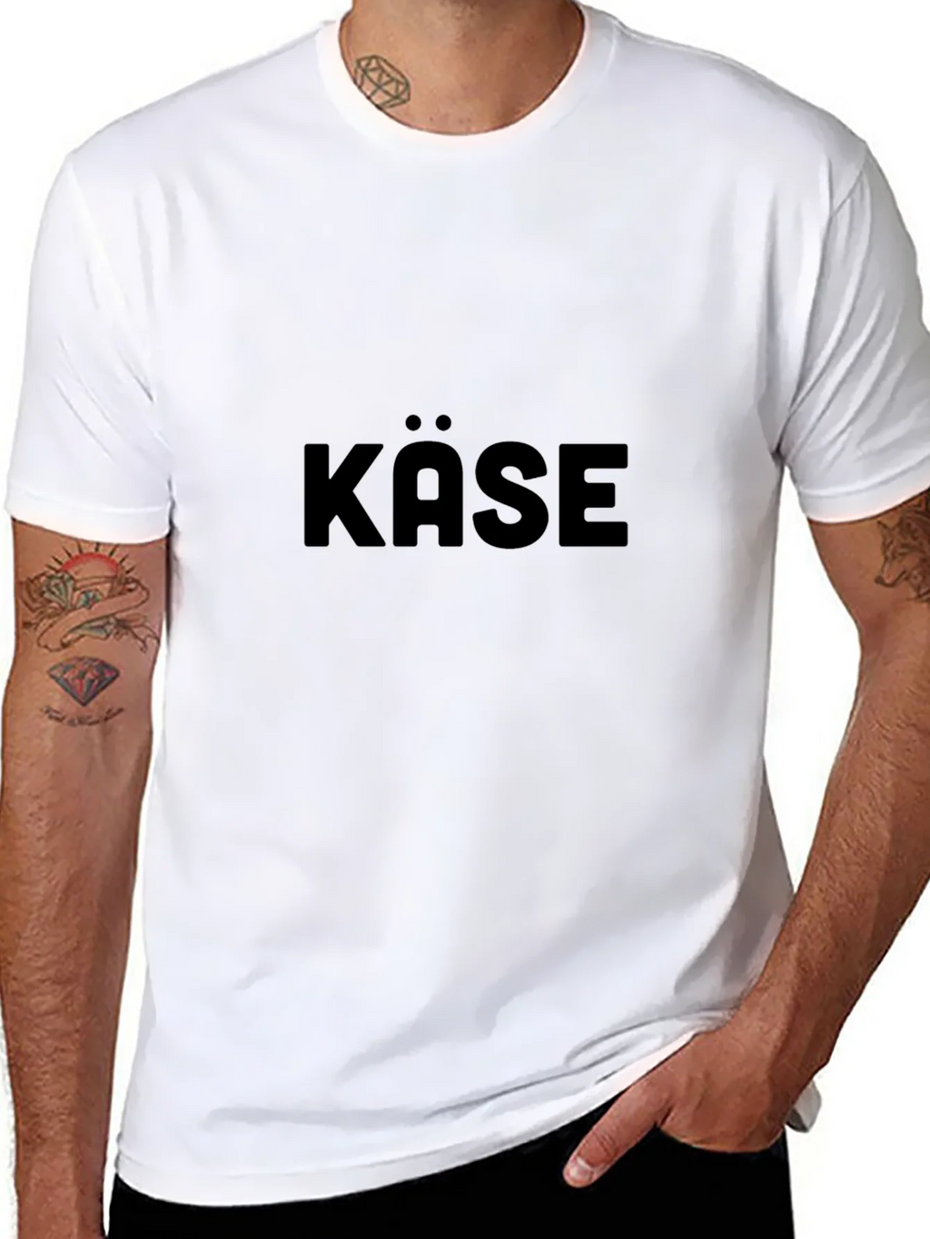 KÄSE Graphic Black T-Shirt product image 4