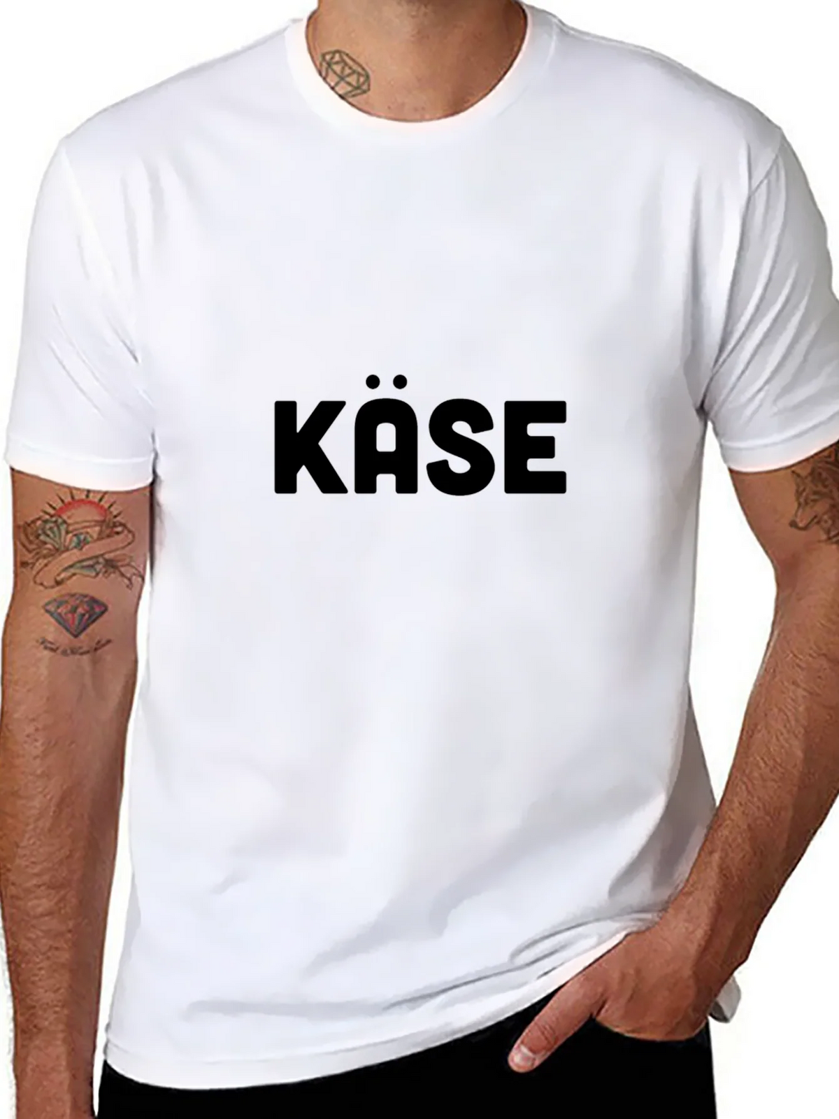 KÄSE Graphic Black T-Shirt product image 4