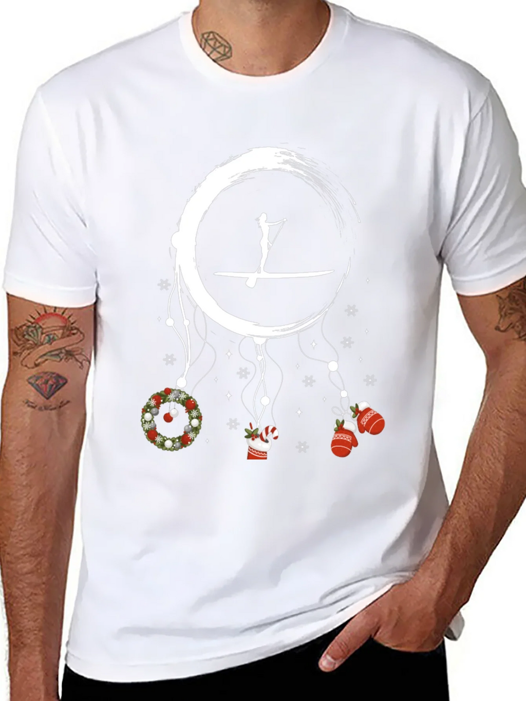 Paddleboard Christmas Dream T-shirt product image 7