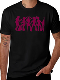 Retro Disco Dancer Silhouette T-Shirt product image 1