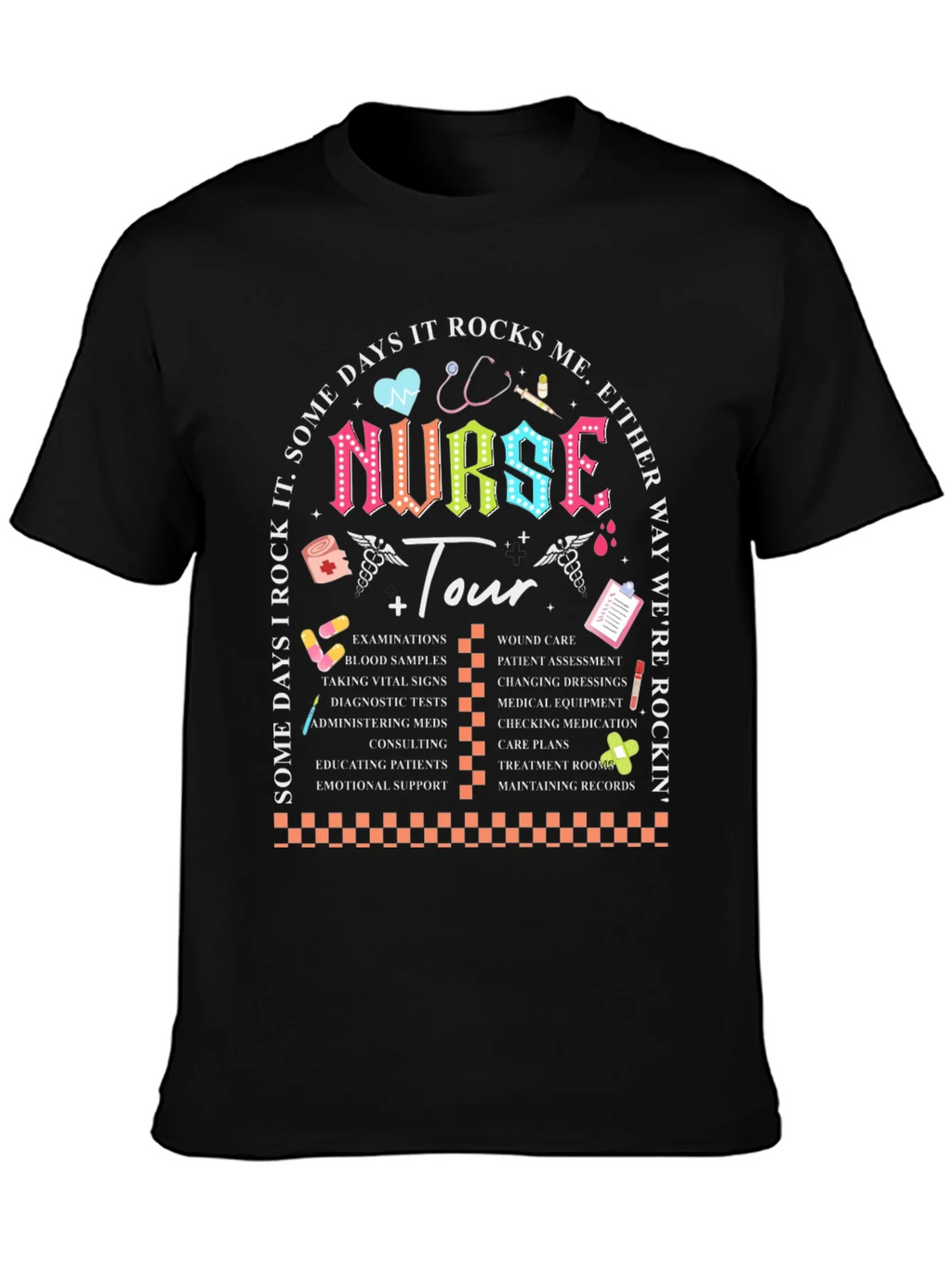 Nurse Tour Graphic Tee product image 3
