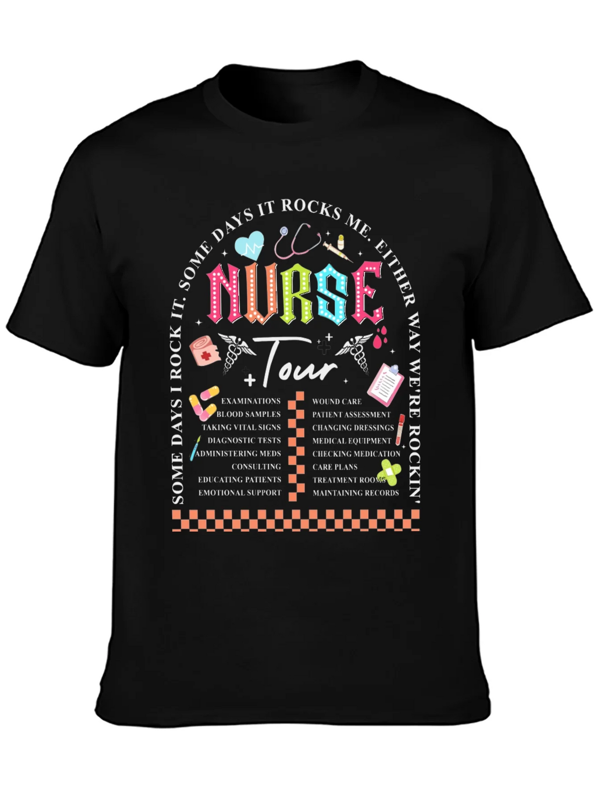 Nurse Tour Graphic Tee product image 3