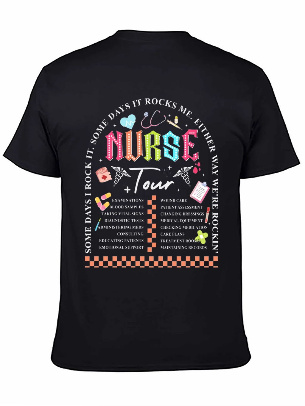 Nurse Tour Graphic Tee product image 4