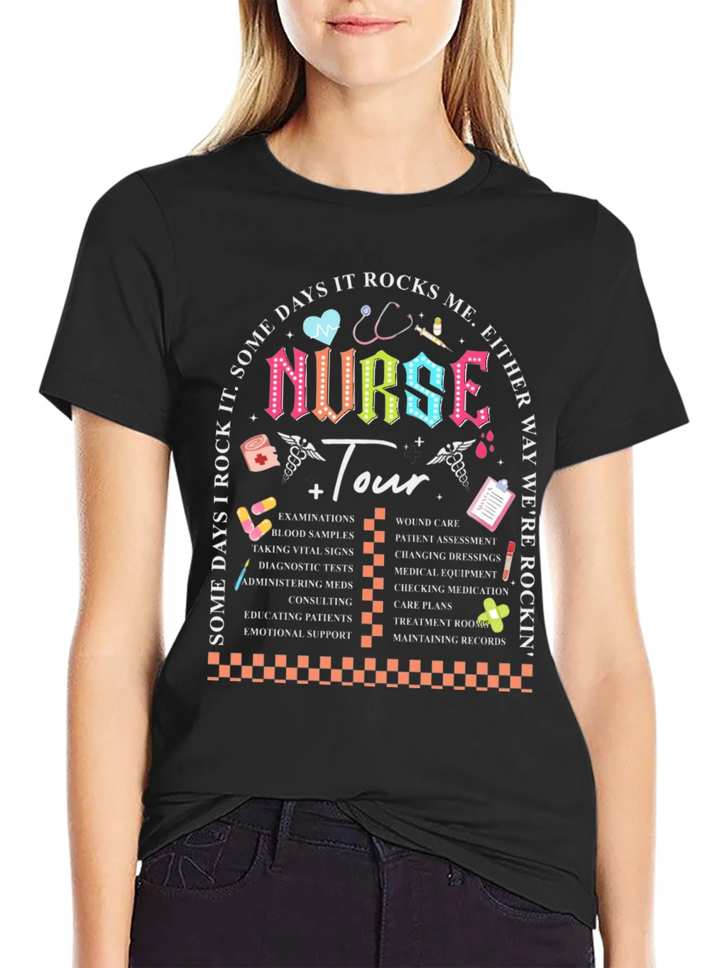 Nurse Tour Graphic Tee product image 2
