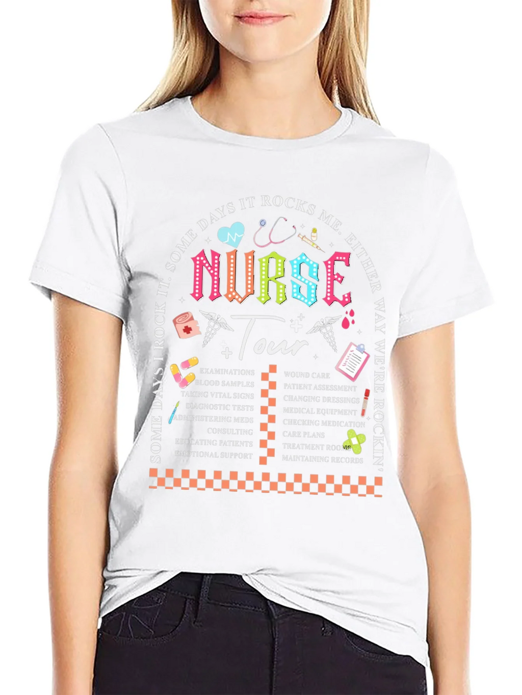Nurse Tour Graphic Tee product image 8