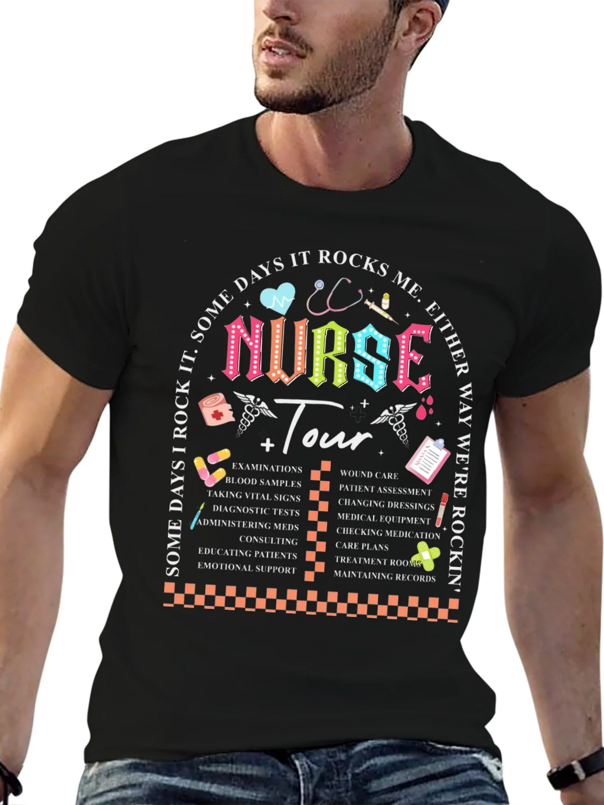 Nurse Tour Graphic Tee product image 6