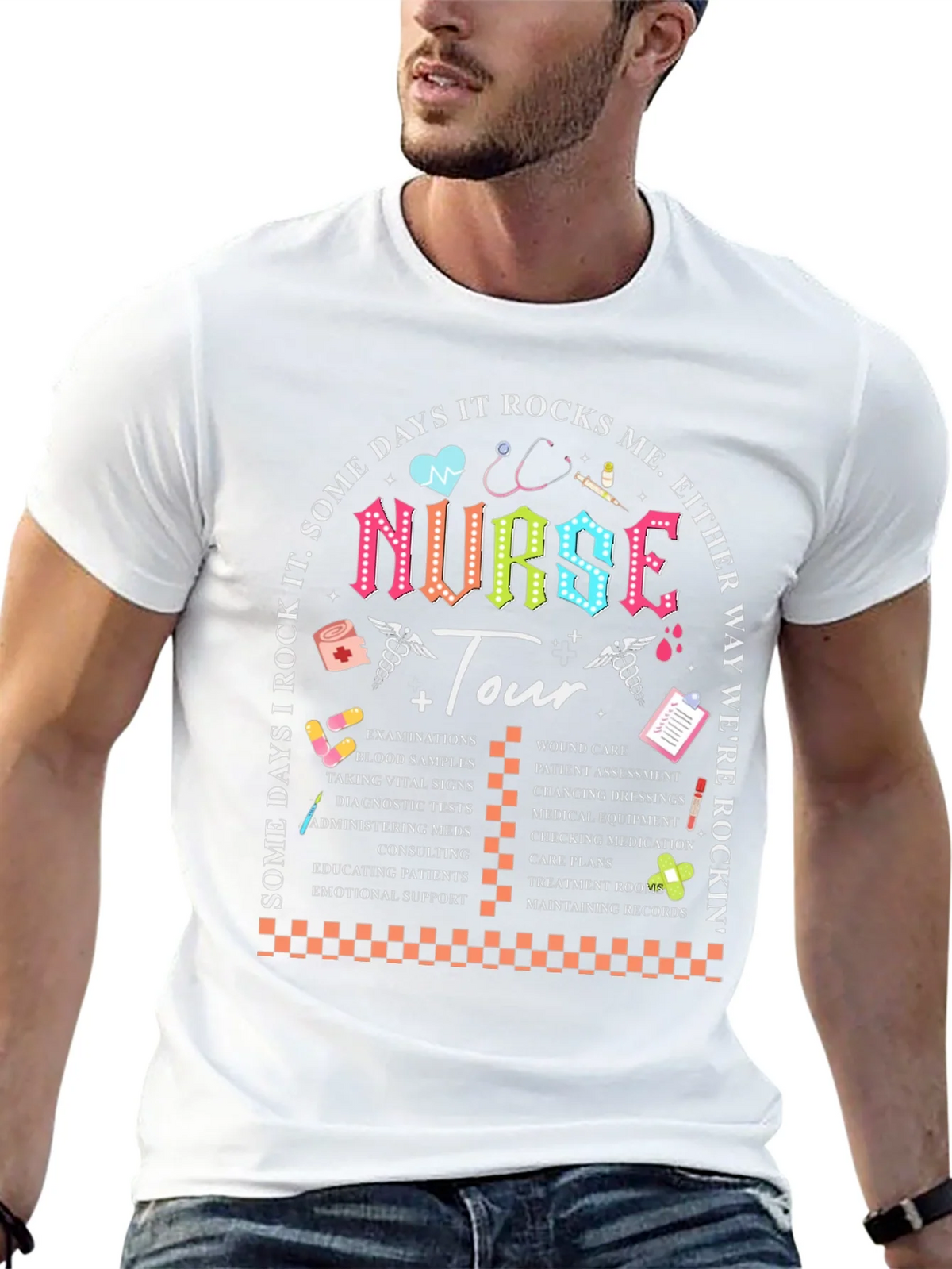 Nurse Tour Graphic Tee product image 12