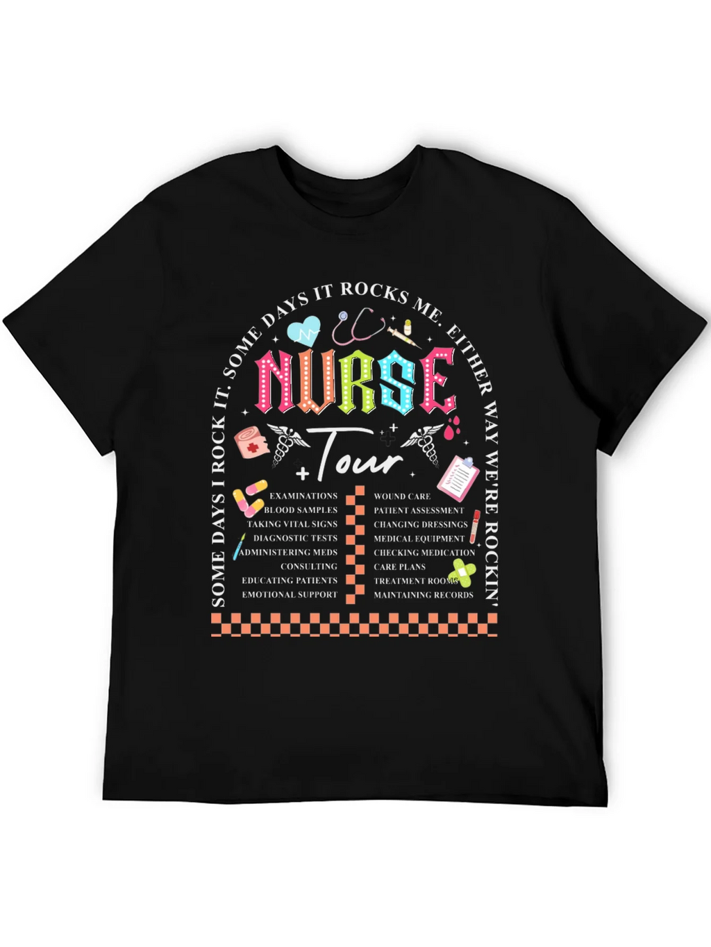 Nurse Tour Graphic Tee product image 5