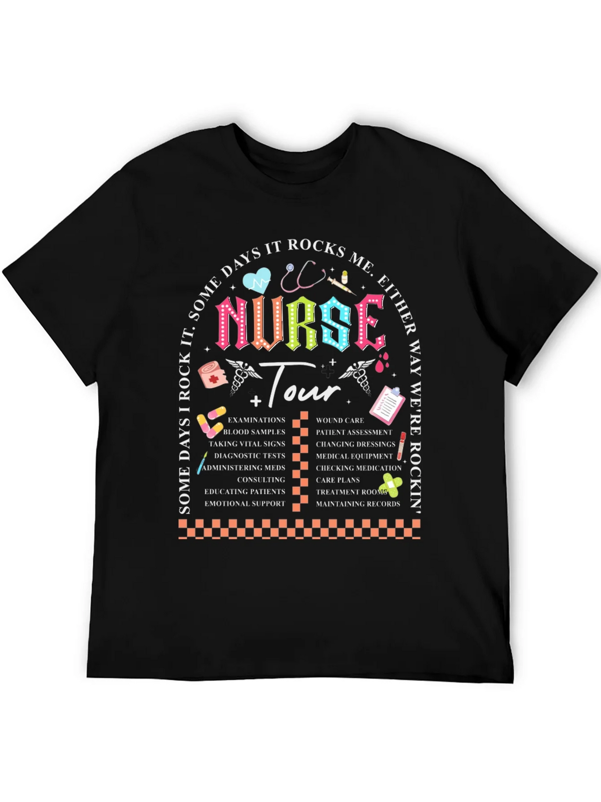 Nurse Tour Graphic Tee product image 5