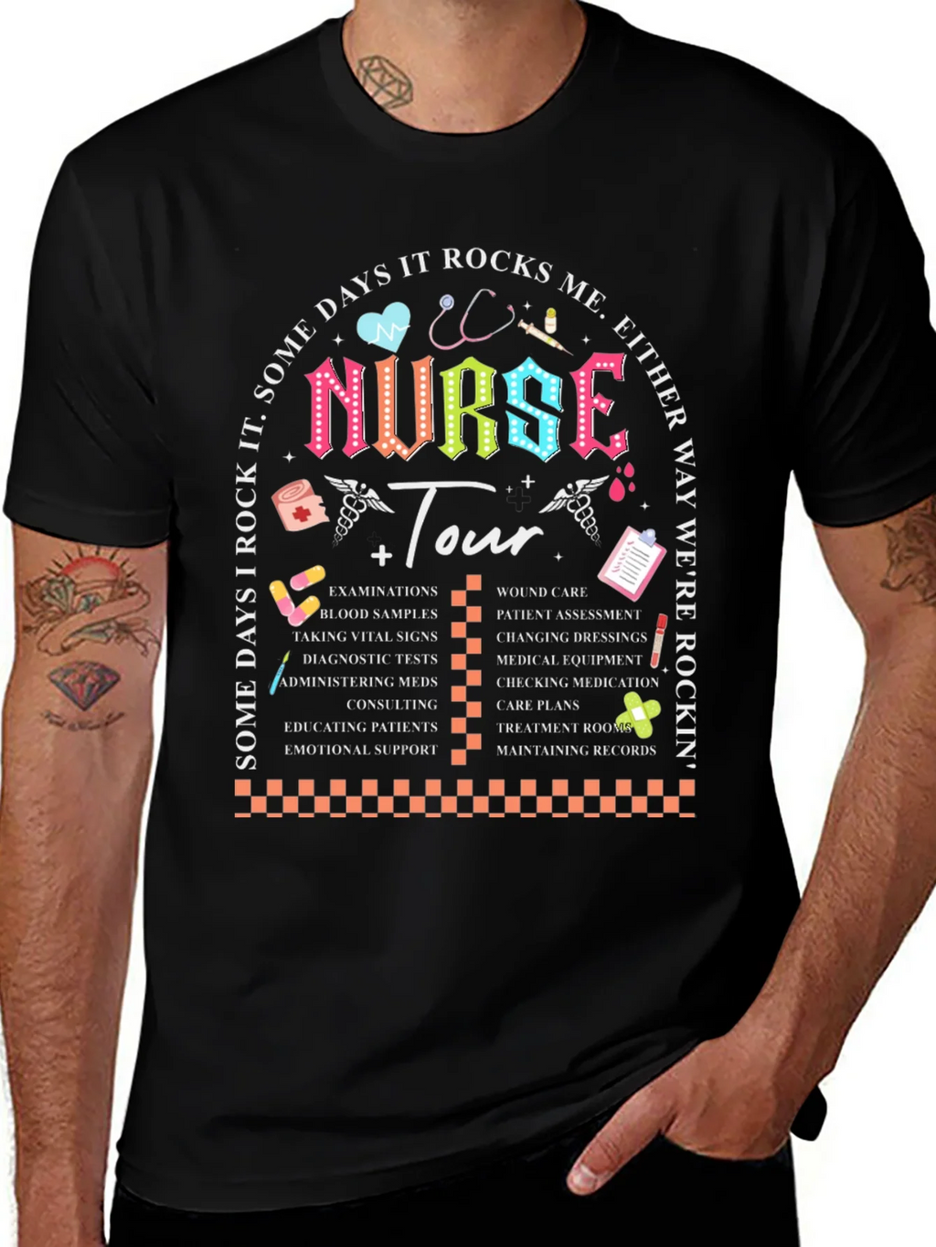 Nurse Tour Graphic Tee product image 1