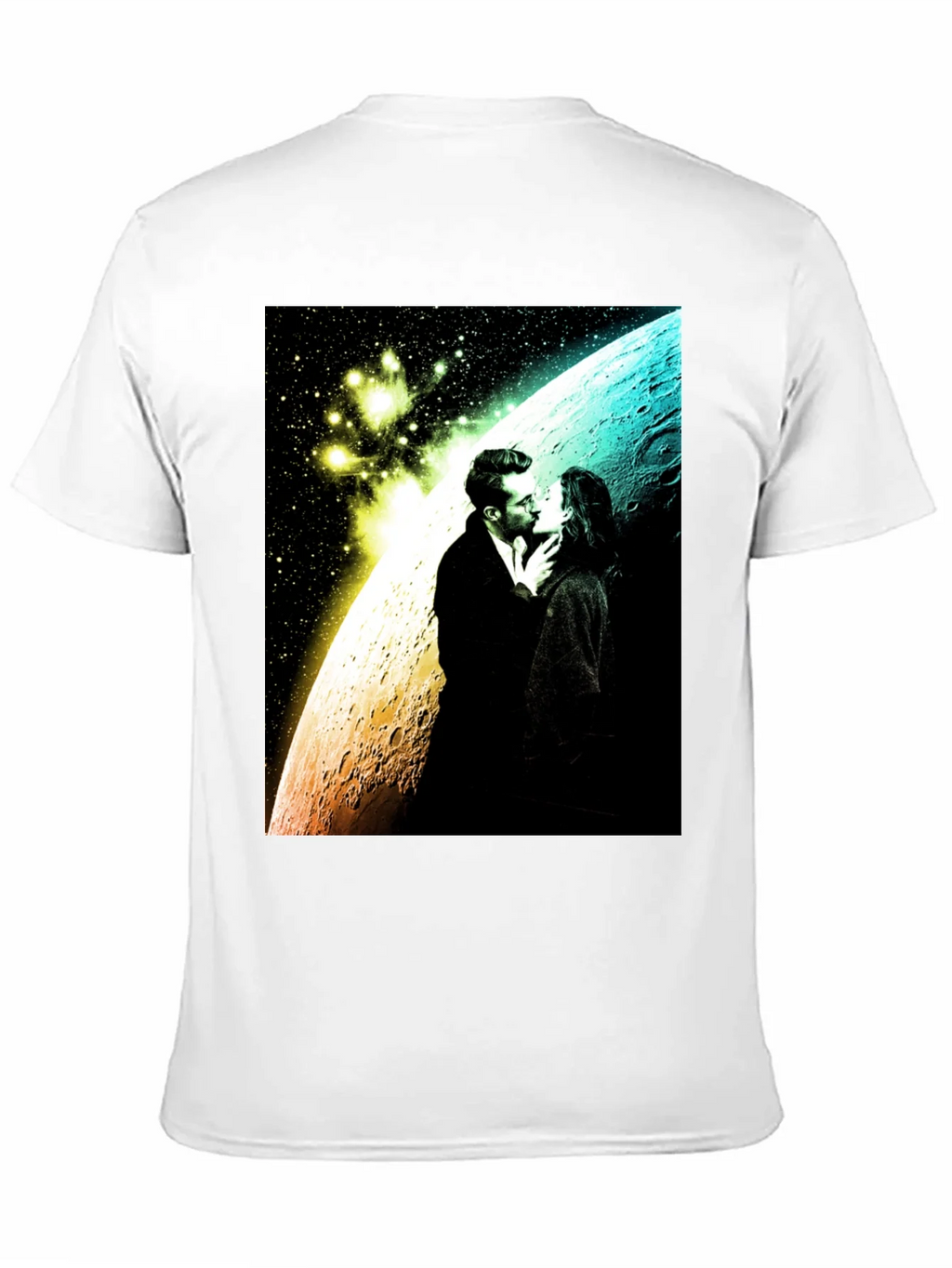 Romantic Space Kiss Graphic Tee product image 10