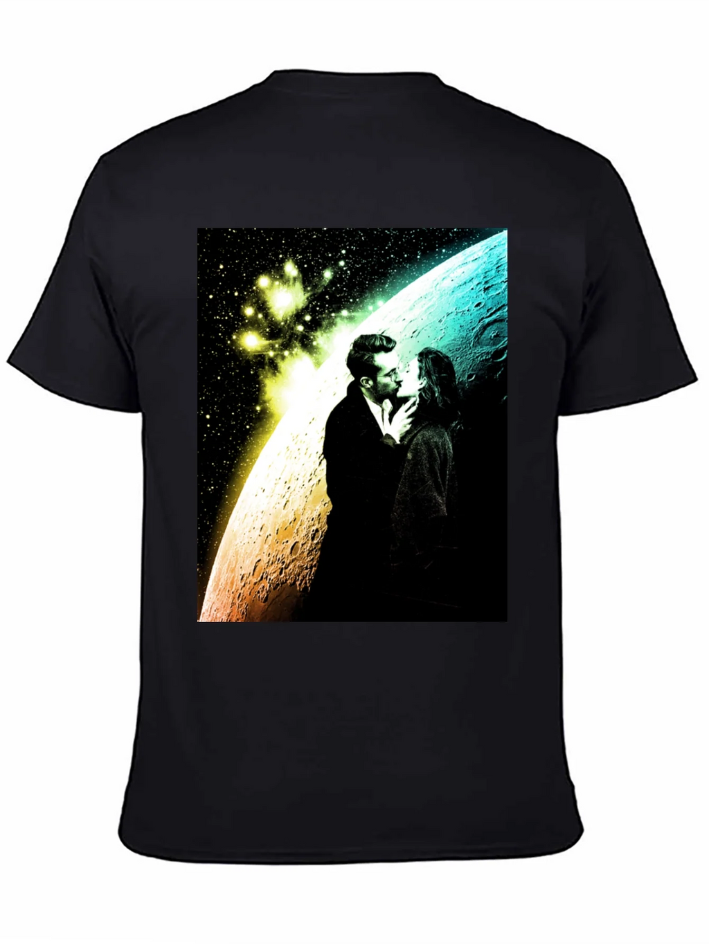 Romantic Space Kiss Graphic Tee product image 4