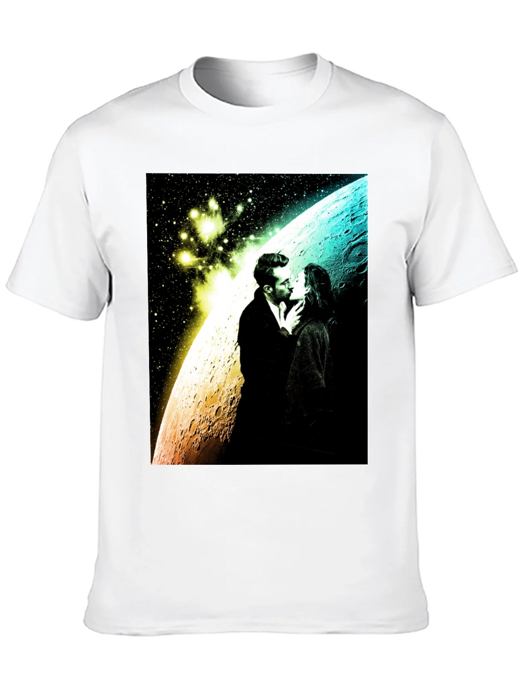 Romantic Space Kiss Graphic Tee product image 9