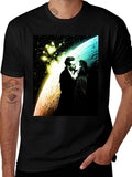 Romantic Space Kiss Graphic Tee product image 1