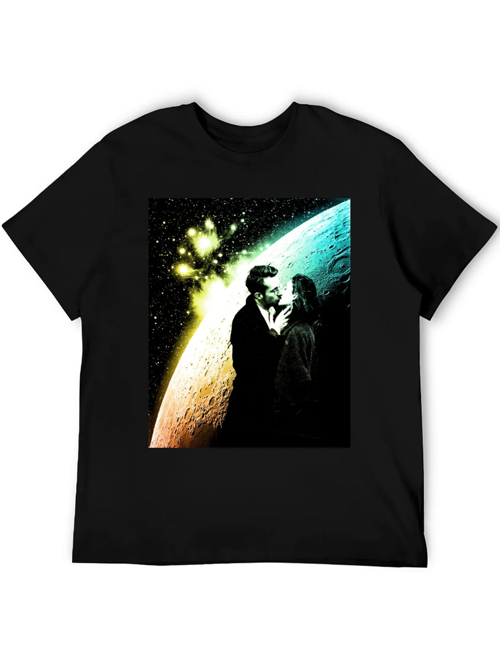 Romantic Space Kiss Graphic Tee product image 5
