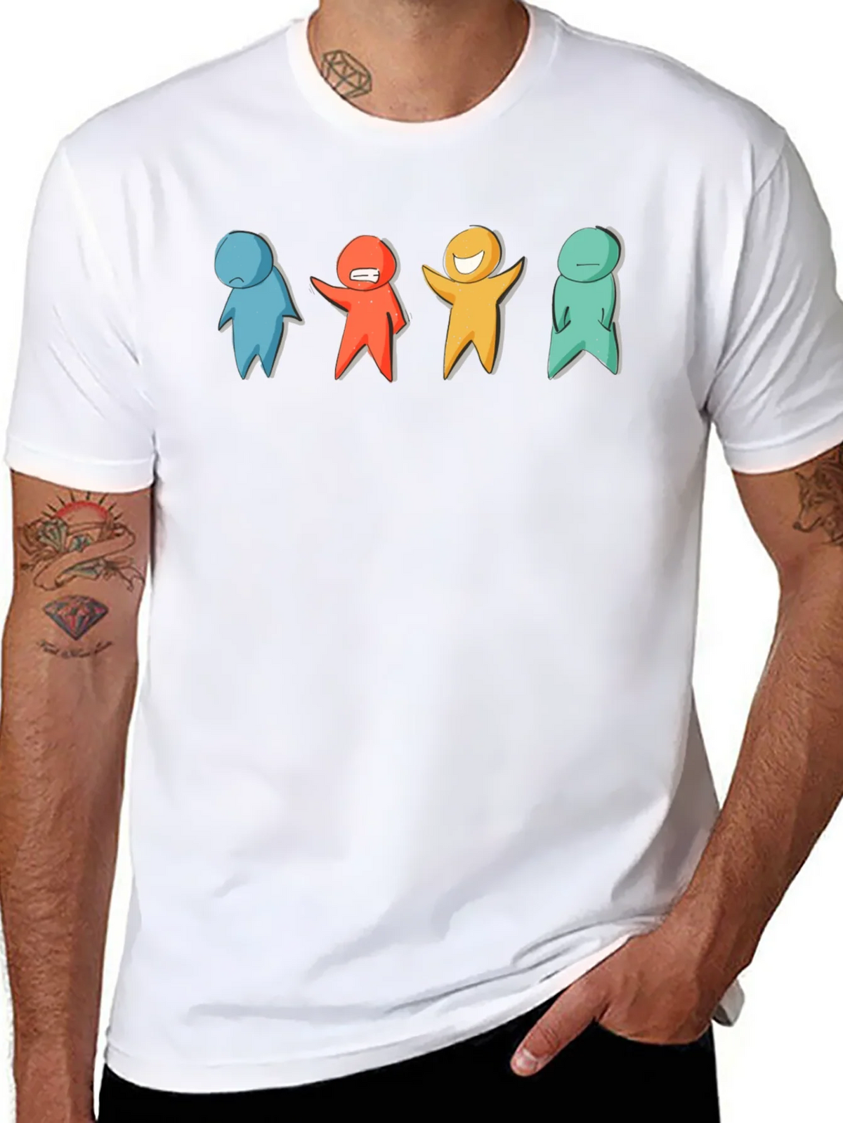 Emotional Figures Graphic Tee product image 7