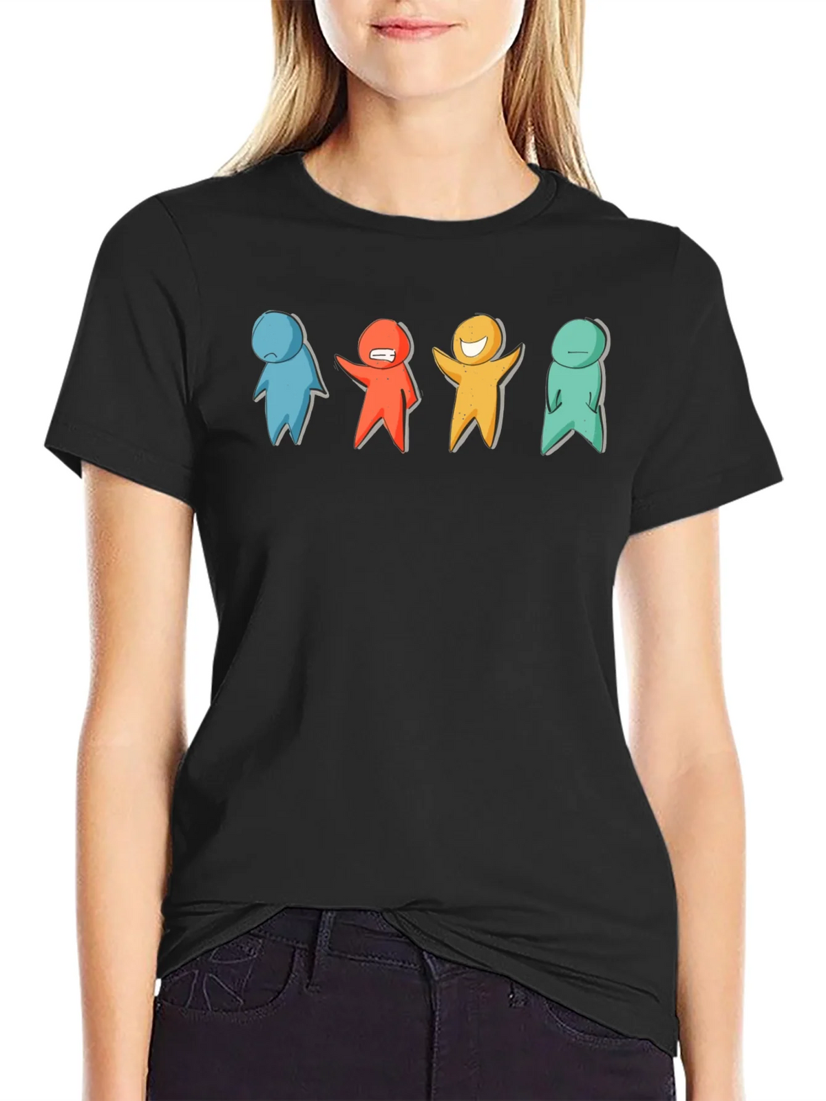 Emotional Figures Graphic Tee product image 2