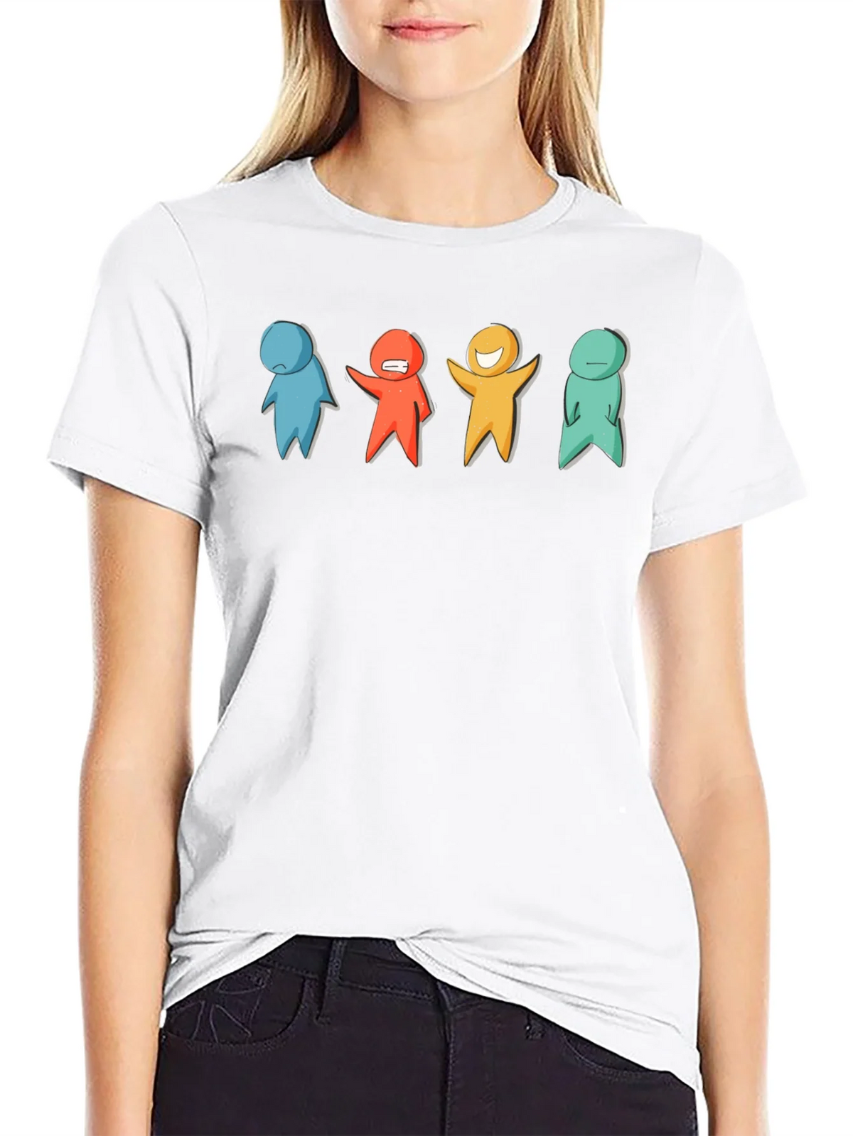 Emotional Figures Graphic Tee product image 8
