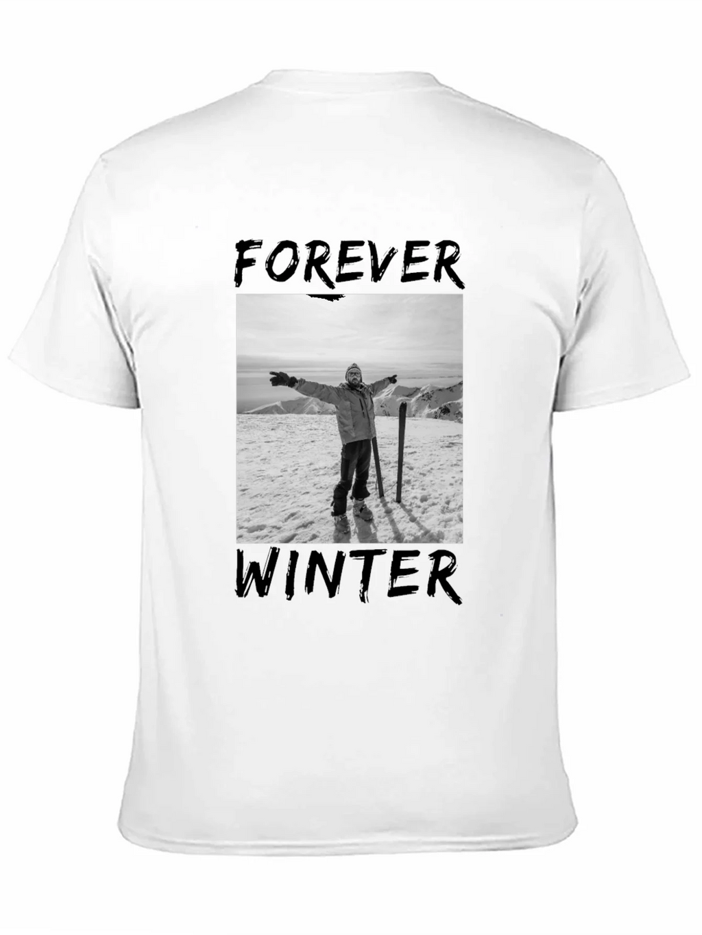 Forever Winter Graphic Tee - Black product image 10