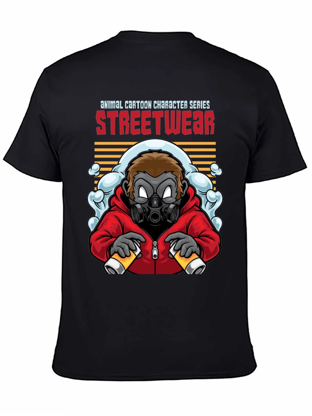 Streetwear Gorilla Graphic Black T-Shirt product image 4