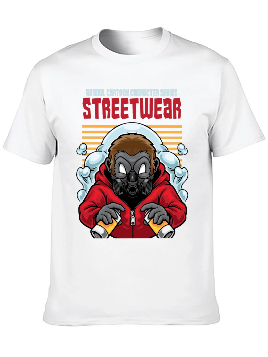 Streetwear Gorilla Graphic Black T-Shirt product image 9