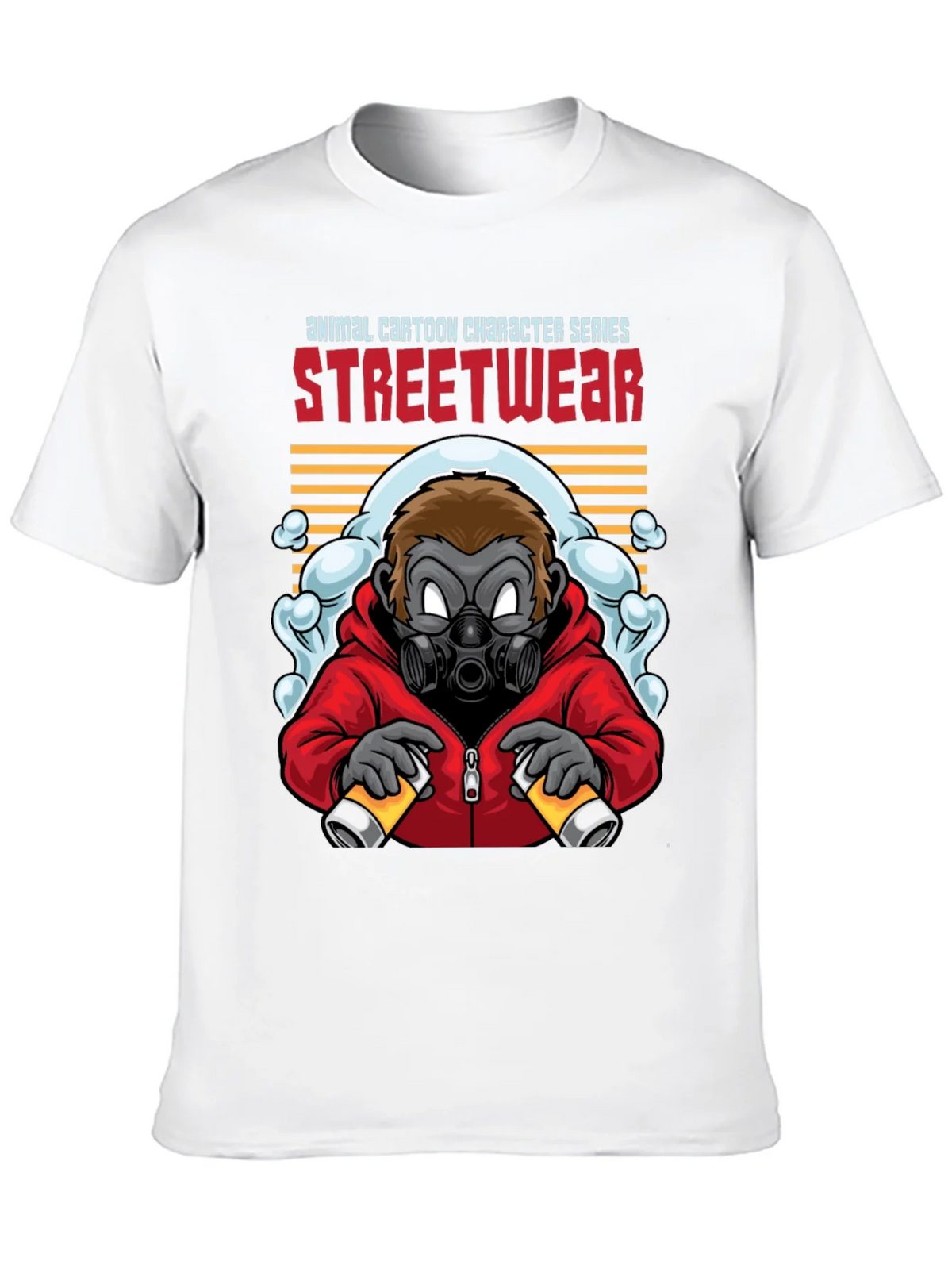 Streetwear Gorilla Graphic Black T-Shirt product image 9