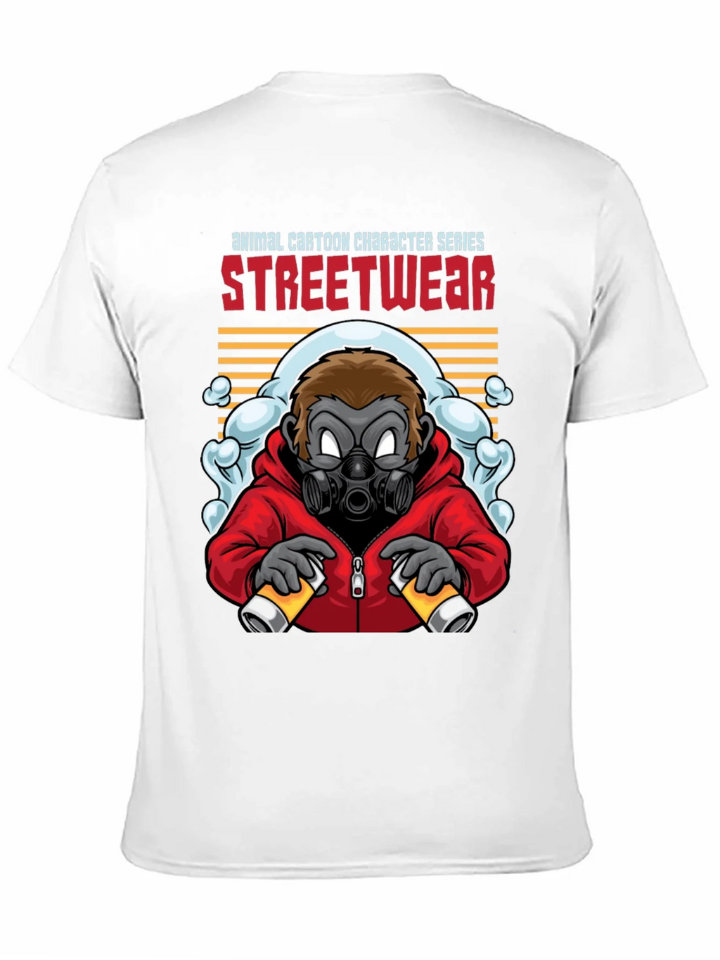 Streetwear Gorilla Graphic Black T-Shirt product image 10