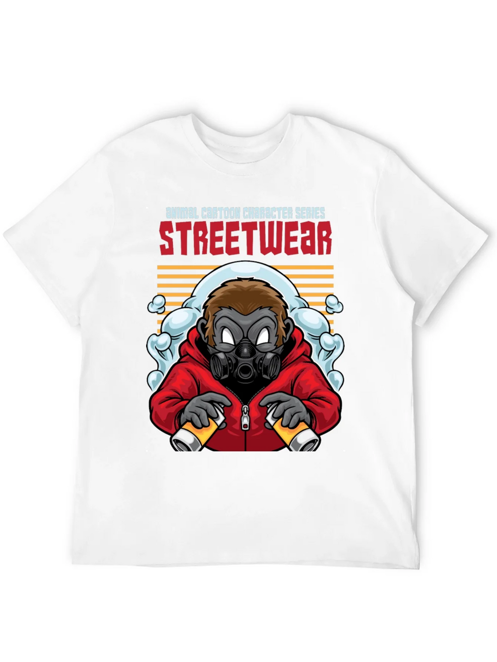 Streetwear Gorilla Graphic Black T-Shirt product image 11