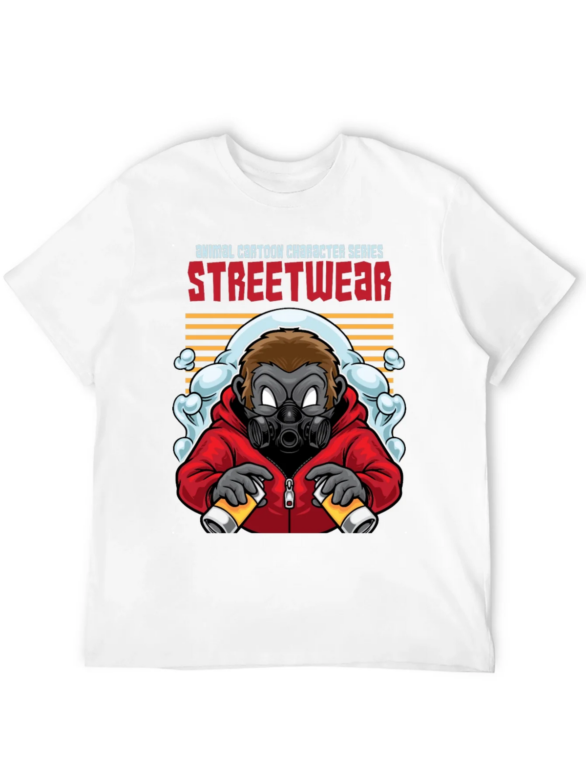 Streetwear Gorilla Graphic Black T-Shirt product image 11