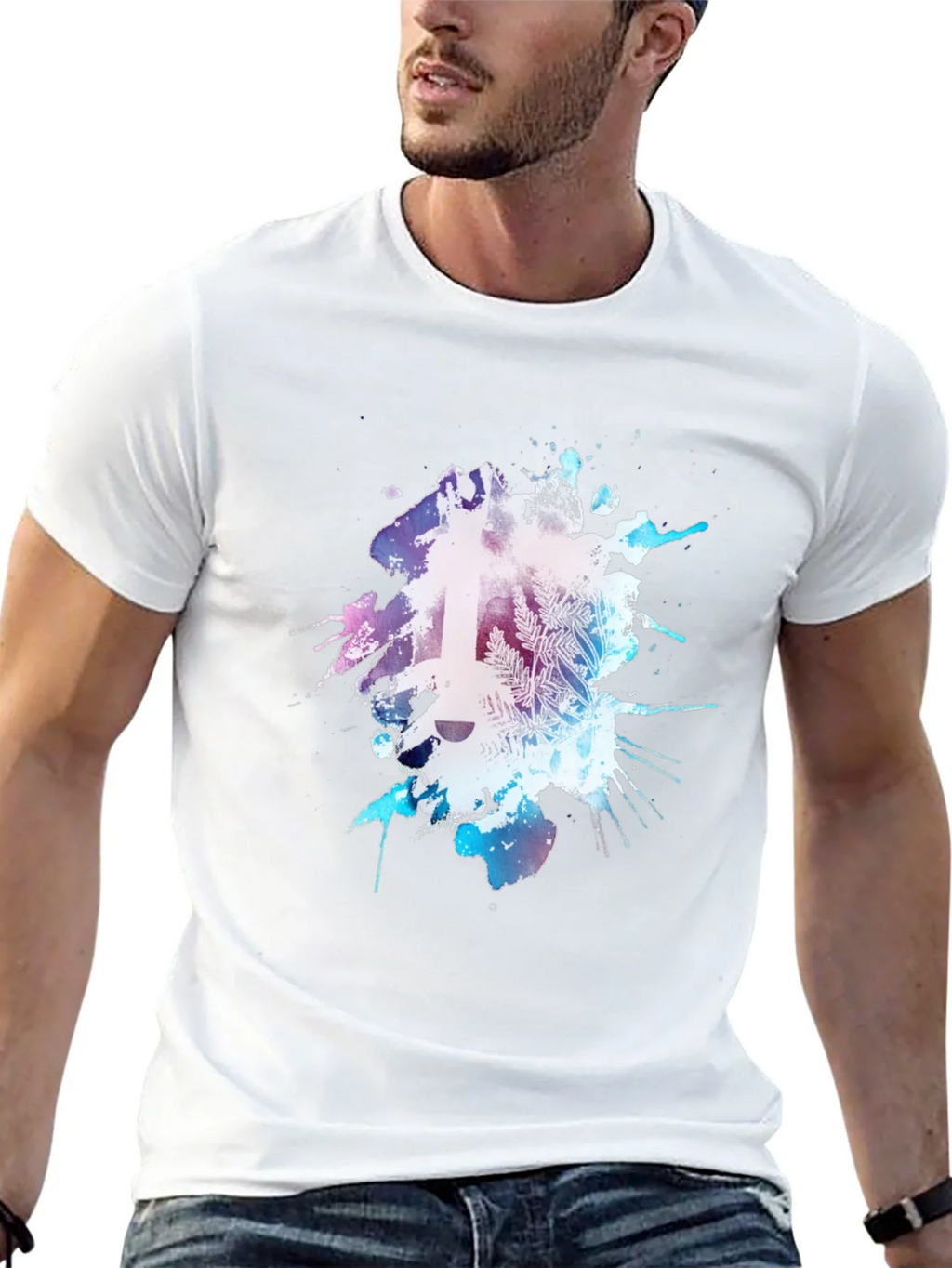 Abstract Guitar Graphic Tee - Mens Black T-Shirt product image 12